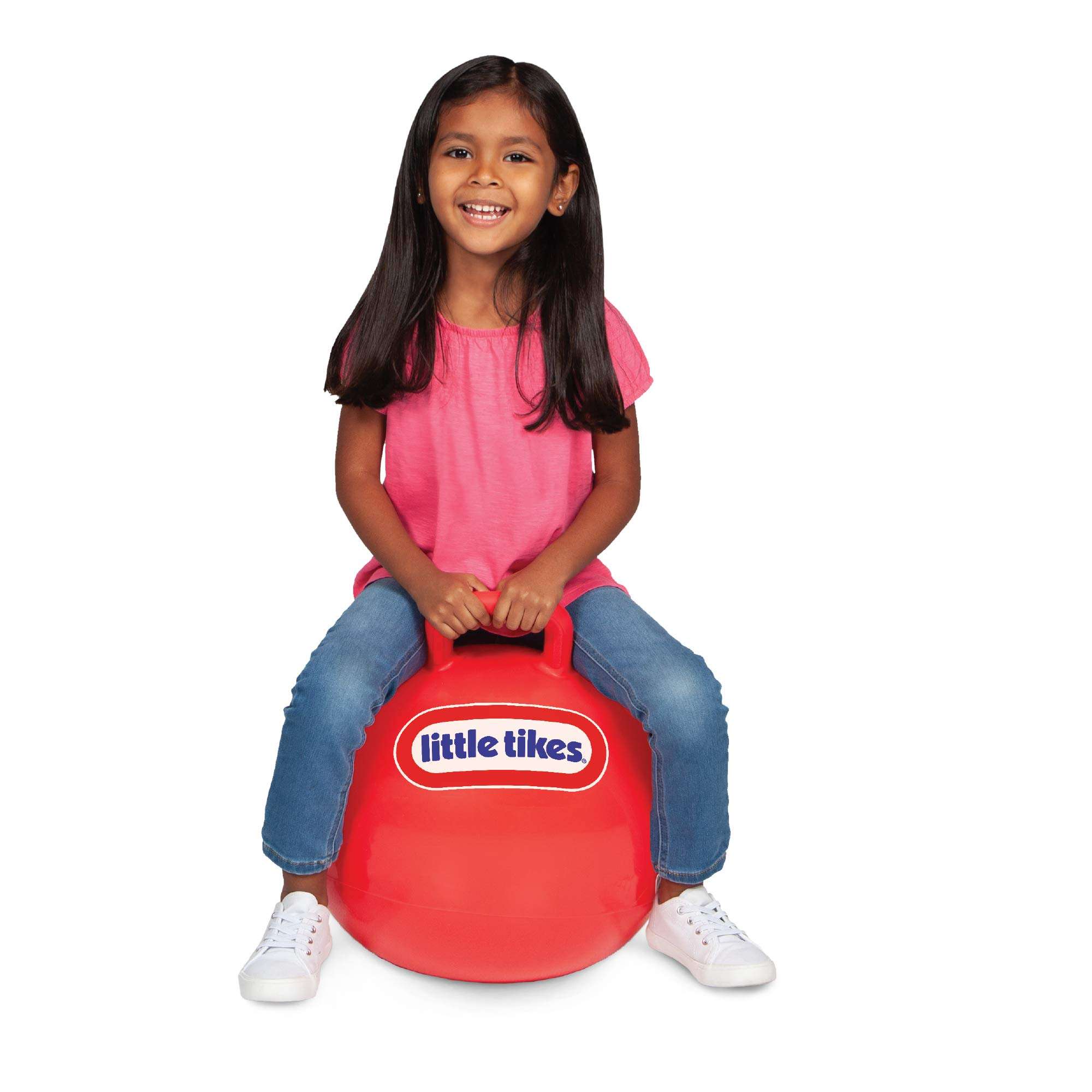 Little Tikes 18" Red Inflatable Hopper Ball for Kids Ages 4-8 - Image 2