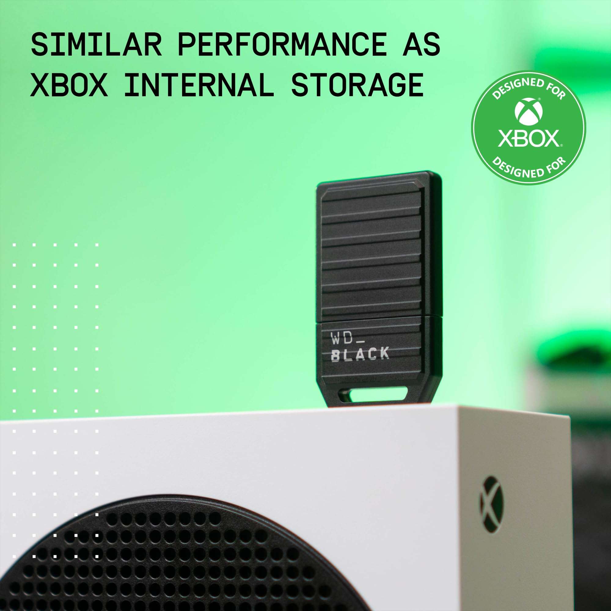 WD_Black 512GB C50 Storage Expansion Card, Officially Licensed for Xbox, Quick Resume, Plug & Play, NVMe SSD Expansion for Xbox Series X|S Gaming Consoles - WDBMPH5120ANC-WCSN - Image 3