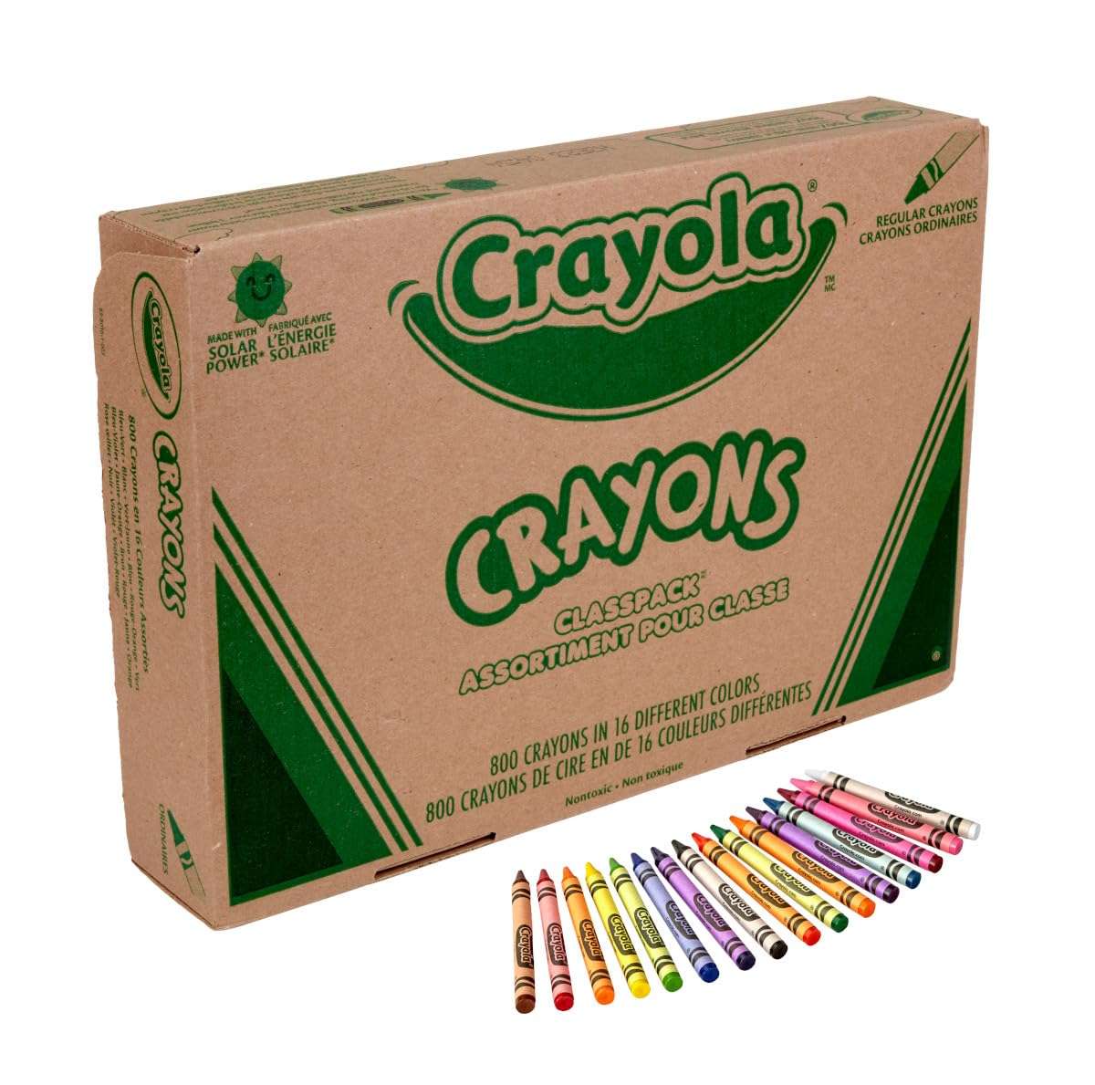 Crayola Bulk Crayon Classpack - 800ct (16 Colors), Bulk Teacher Supplies & Classroom Essentials for Back to School, Arts & Crafts Crayons for Kids, 3+ - Image 6
