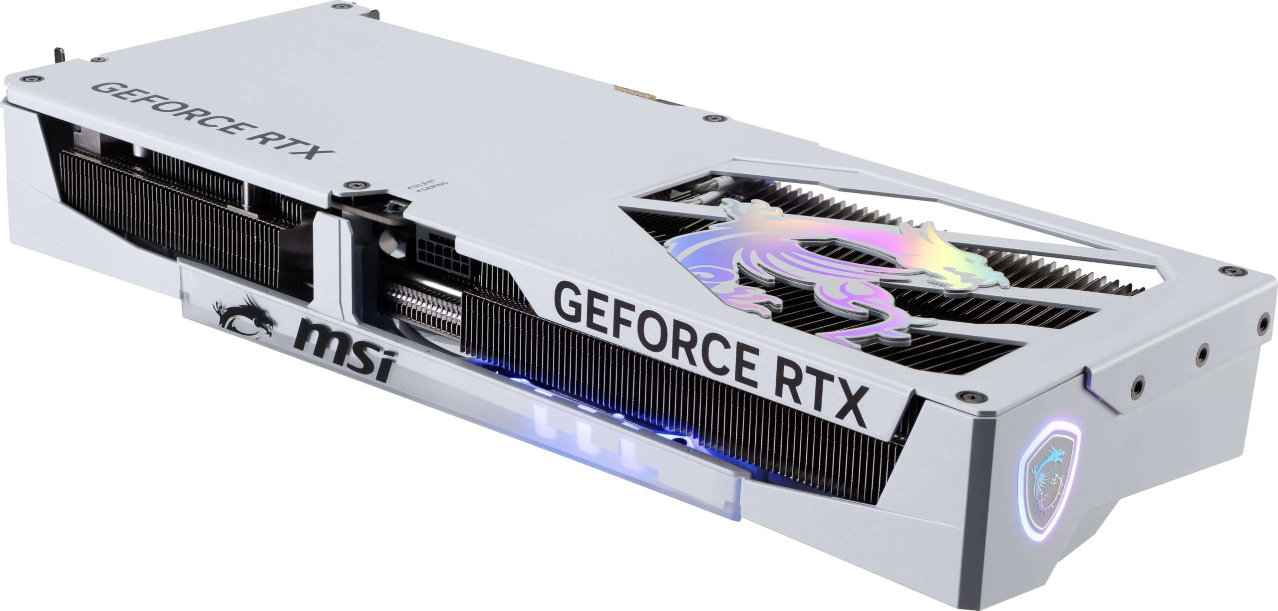 MSI Gaming RTX 5080 16G Gaming Trio OC White Graphics Card (16GB GDDR7, 256-bit, Extreme Clock TBD MHz, DisplayPort x 3 2.1a, HDMI 2.1b, NVIDIA Blackwell Architecture) - Image 4