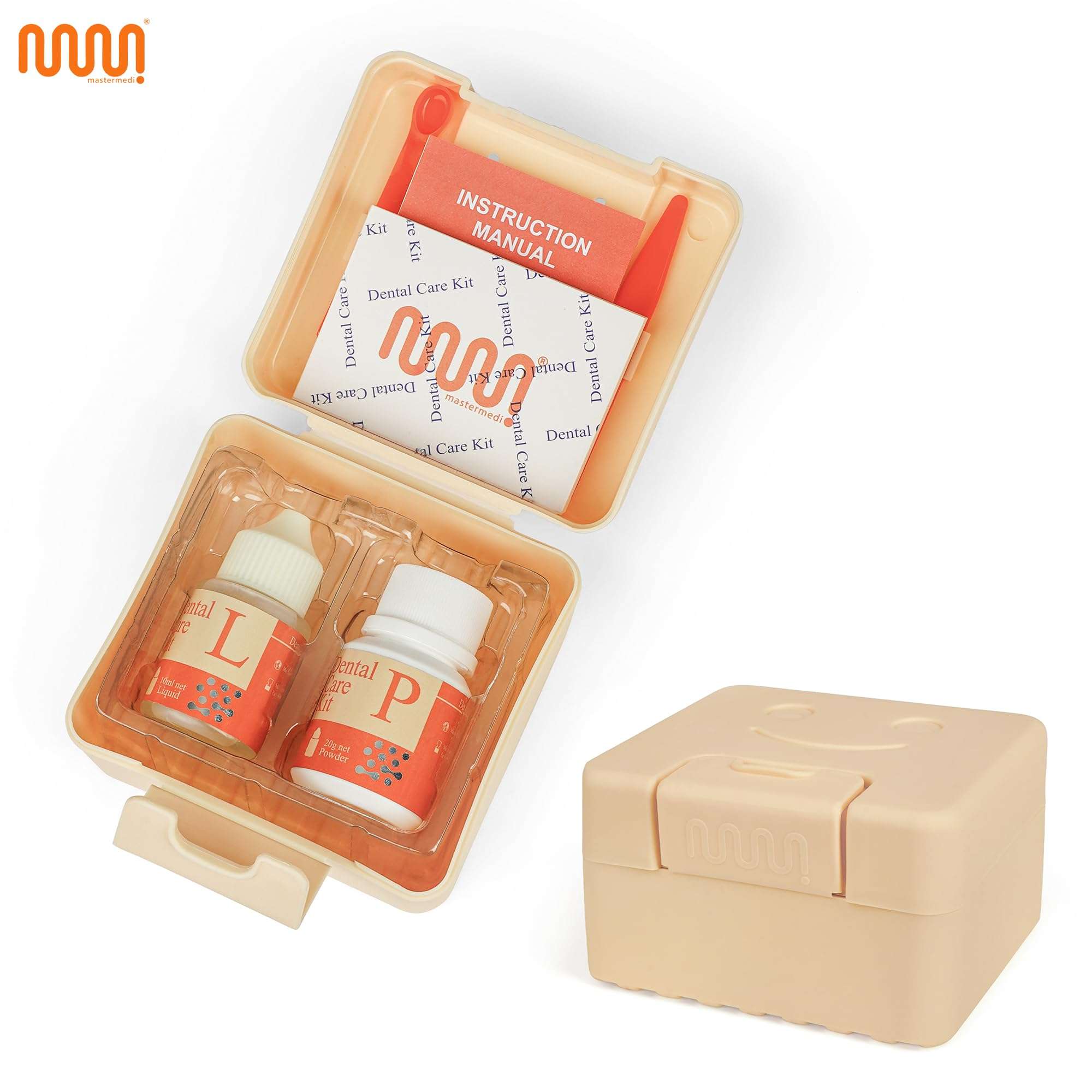 mastermedi Zinc Oxide Eugenol Cement Dental Care Kit Glue For Crowns & Bridges Filling - Image 4