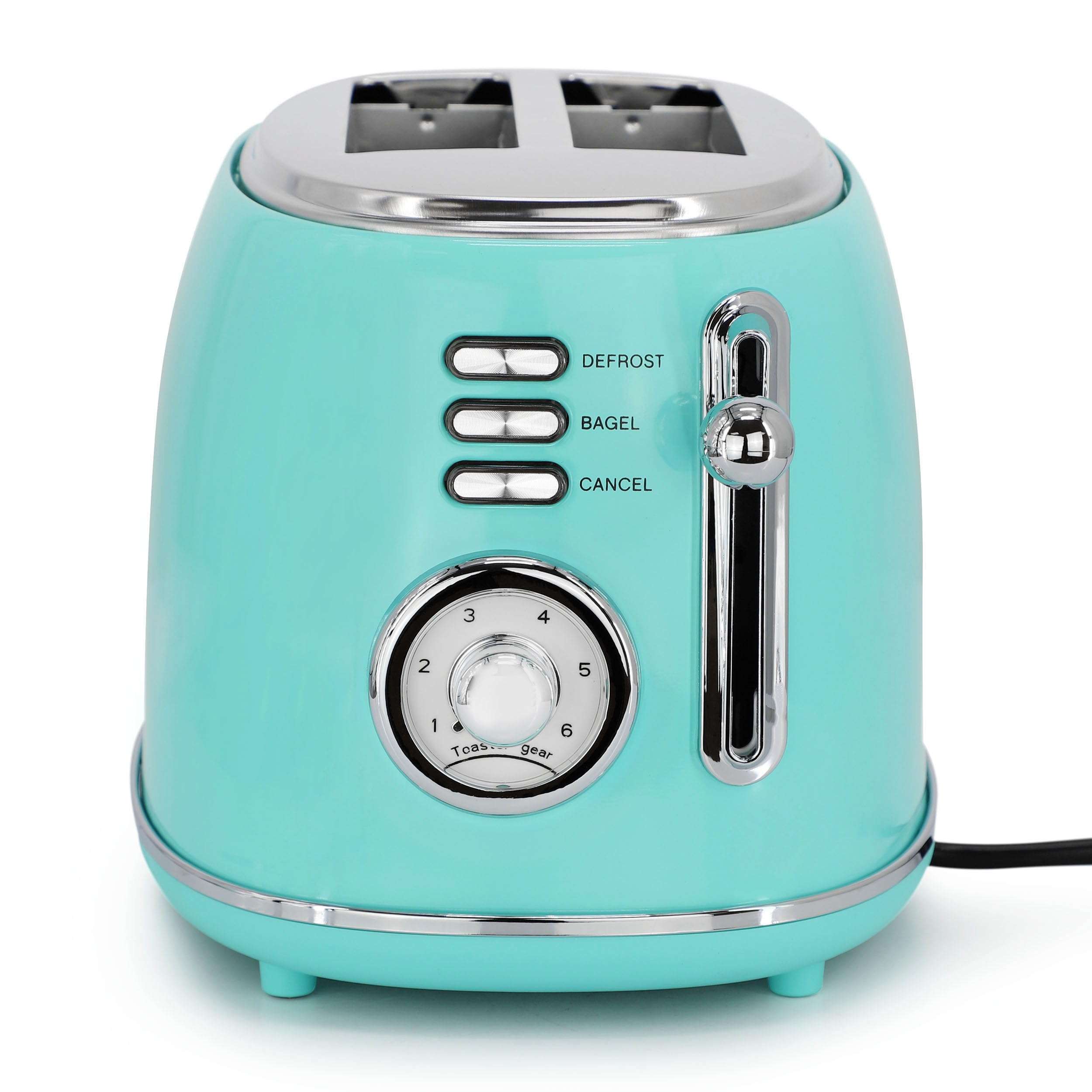 MegaChef 1.7 Quart Electric Tea Kettle and 2 Slice Toaster Combo (Turquoise) - Image 5
