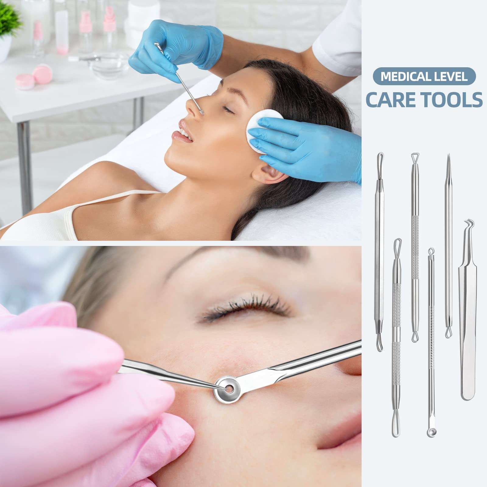 JPNK Blackhead Remover Comedone Extractor Acne Removal Kit.. - Image 5