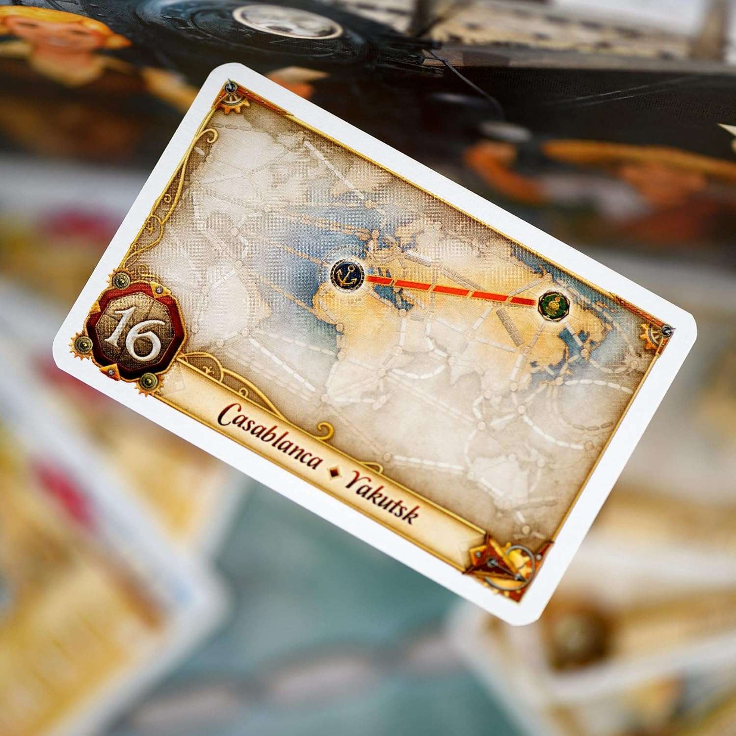 Asmodee Ticket to Ride Rails & Sails Board Game - Train Route-Building Strategy Game, Family Fun for Kids & Adults, Ages 10+, 2-5 Players, 90-120 Minute Playtime - Image 2