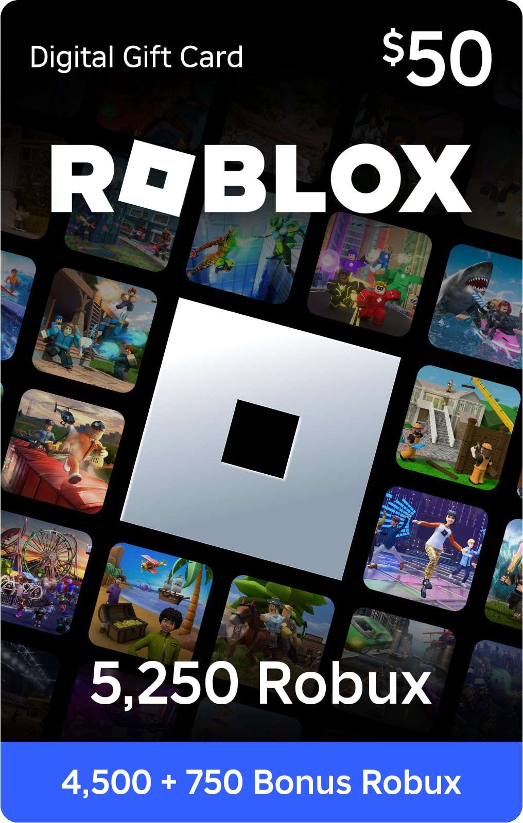 Roblox Digital Gift Card - 5,250 Robux [Includes Exclusive Virtual Item] [Digital Code] - Image 1