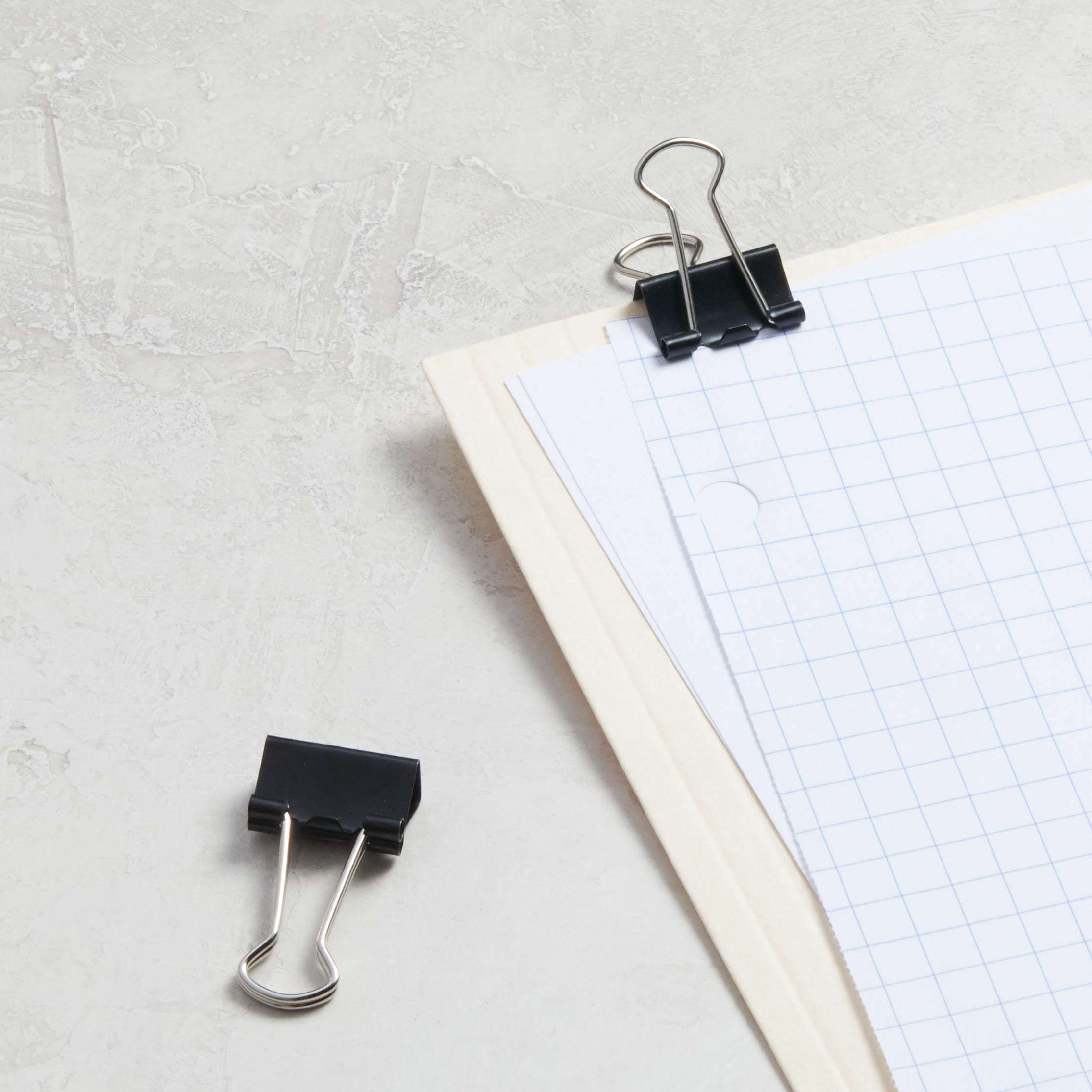 Amazon Basics Sturdy Binder Clips for Office Use, 144 Count (12 Pack of 12), Small, 0.75 in, Black - Image 9