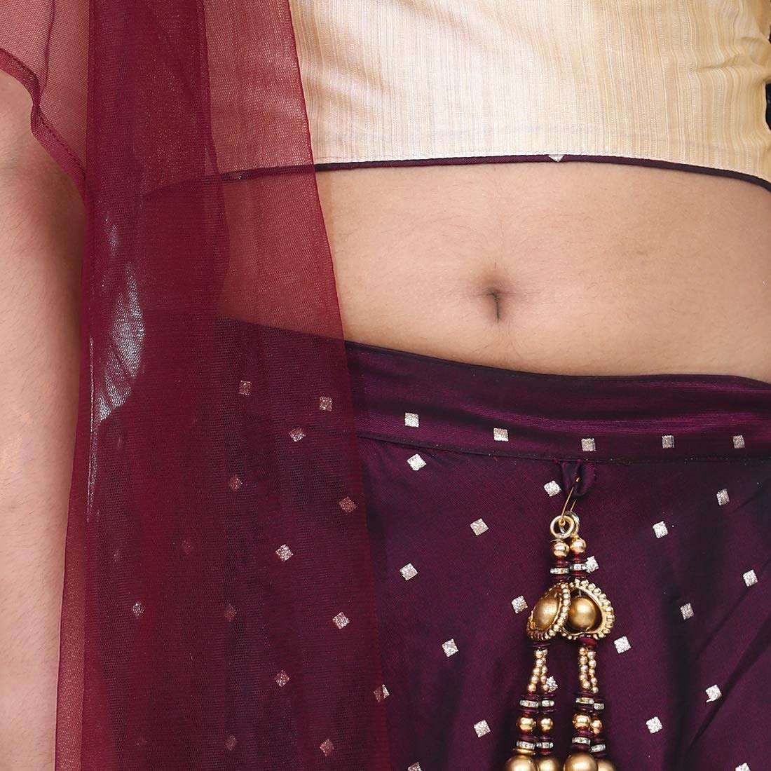 ADIVA Girls Indian Ethnic Wear Lehenga Choli for Kids - Image 5
