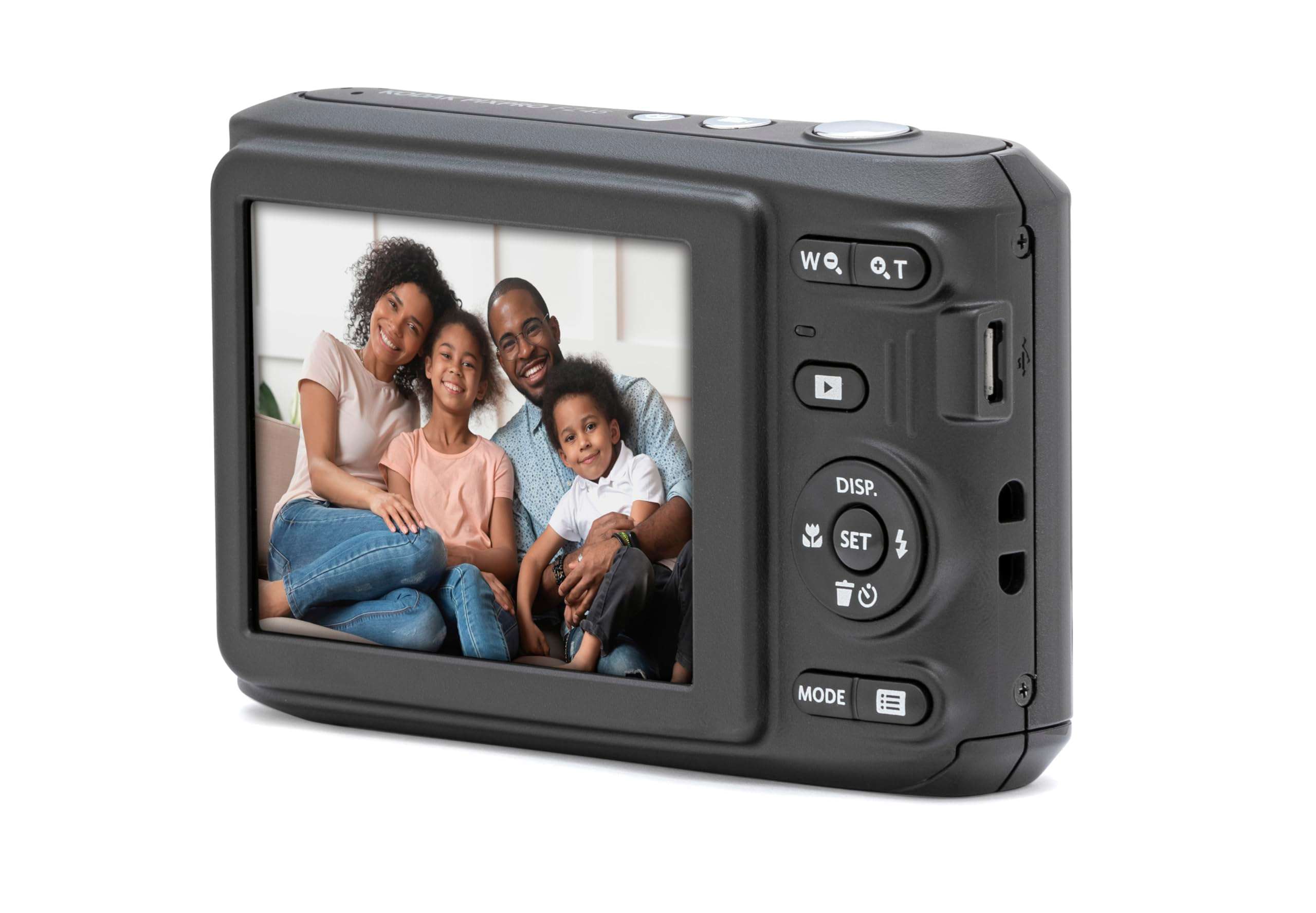 KODAK PIXPRO Friendly Zoom FZ45-BK 16MP Digital Camera with 4X Optical Zoom 27mm Wide Angle and 2.7" LCD Screen (Black) - Image 2