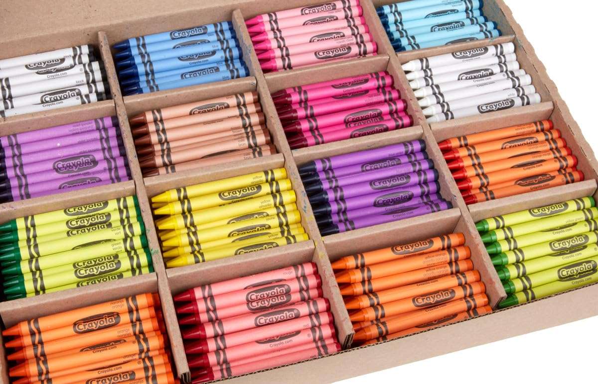 Crayola Bulk Crayon Classpack - 800ct (16 Colors), Bulk Teacher Supplies & Classroom Essentials for Back to School, Arts & Crafts Crayons for Kids, 3+ - Image 5