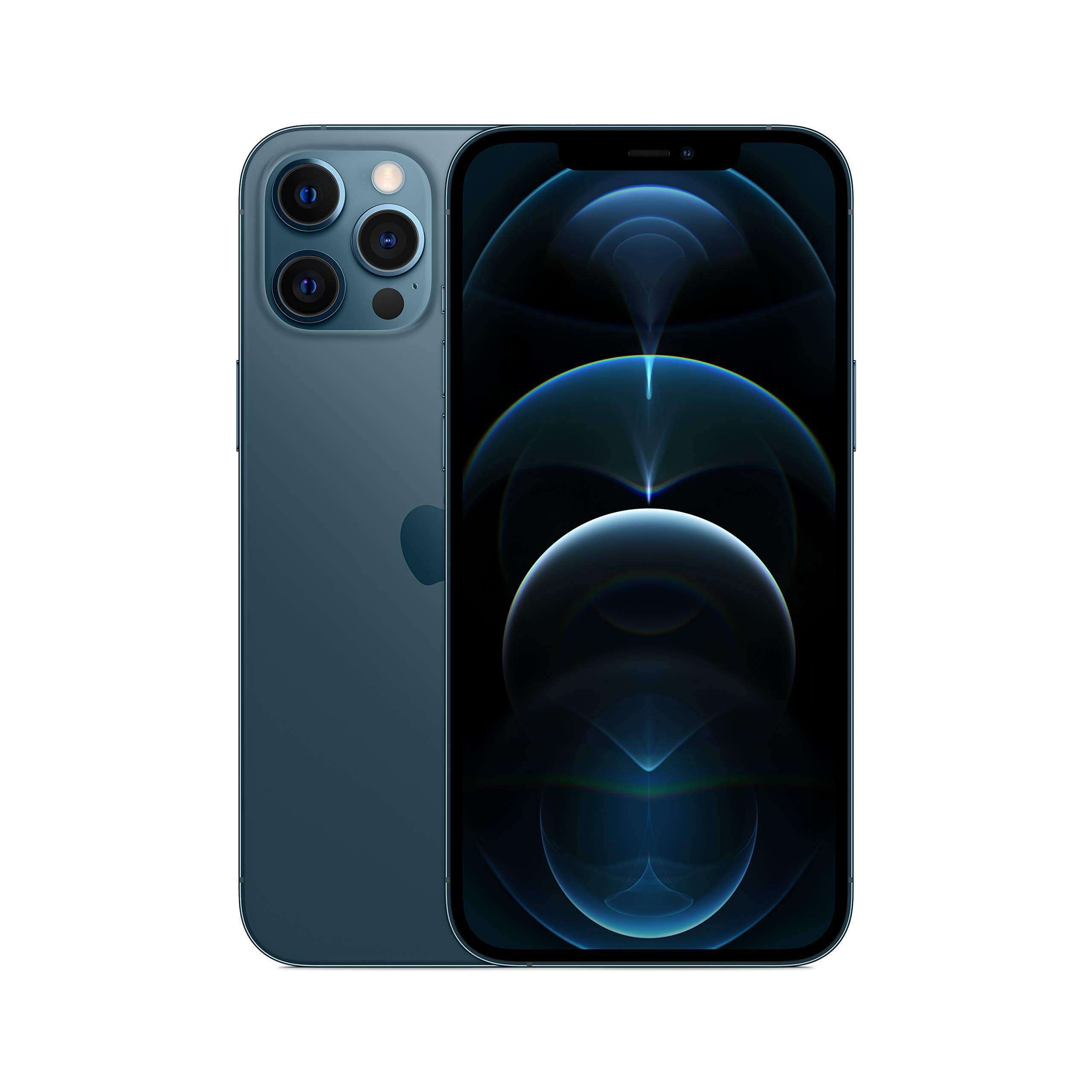 Apple iPhone 12 Pro Max, 128GB, Pacific Blue - Unlocked (Renewed Premium) - Image 1