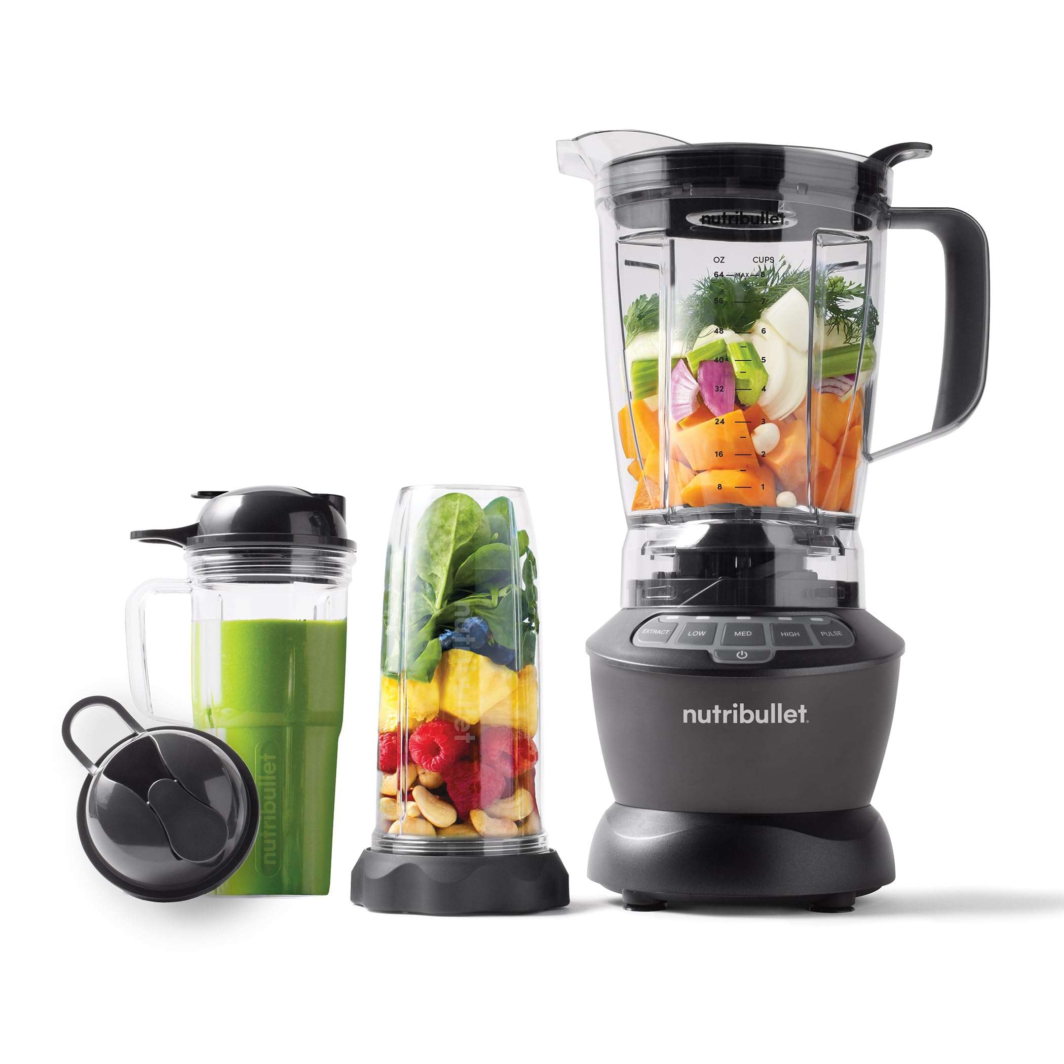 nutribullet Full-Size Blender Combo 1200W – NBF50500 - Dark Gray - Image 1