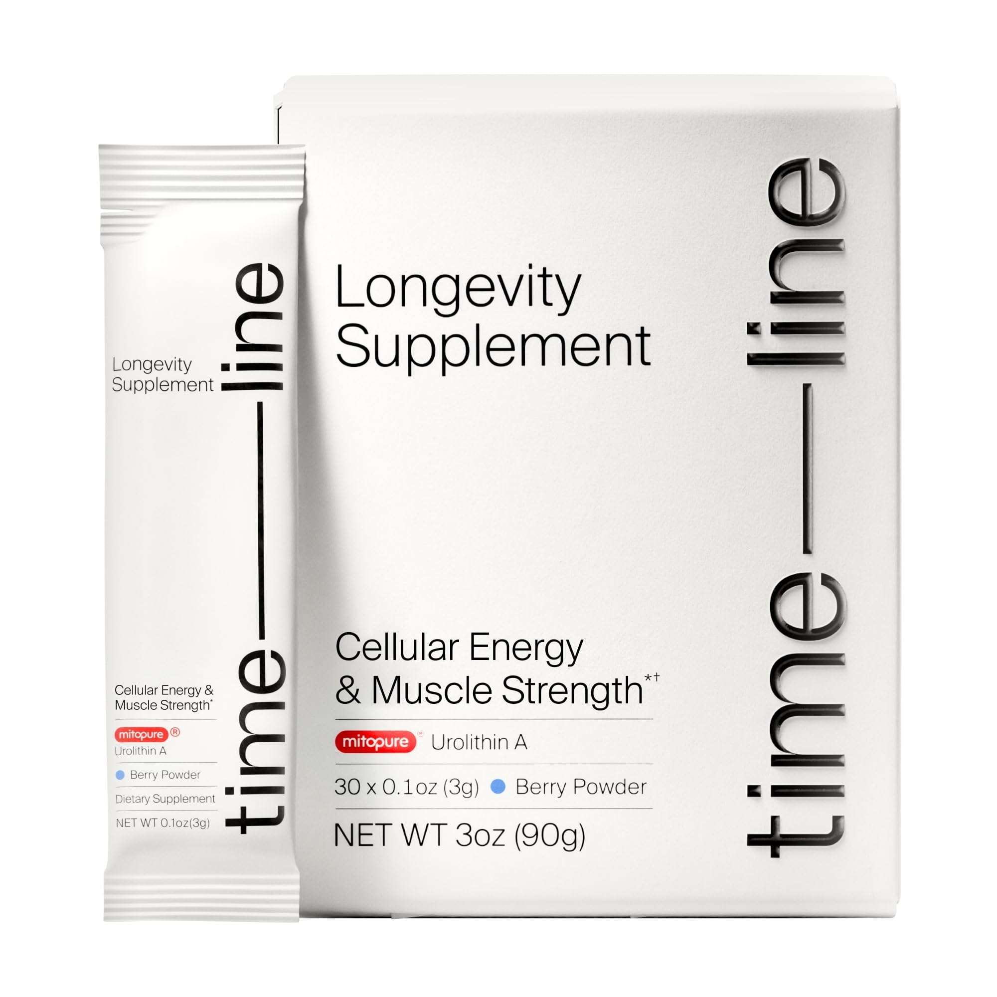 Timeline Mitopure Urolithin A Supplement Powder - Clinically Proven Support for Healthy Aging and Cellular Renewal - Mitoceutical for Muscle Support and Longevity - Image 1