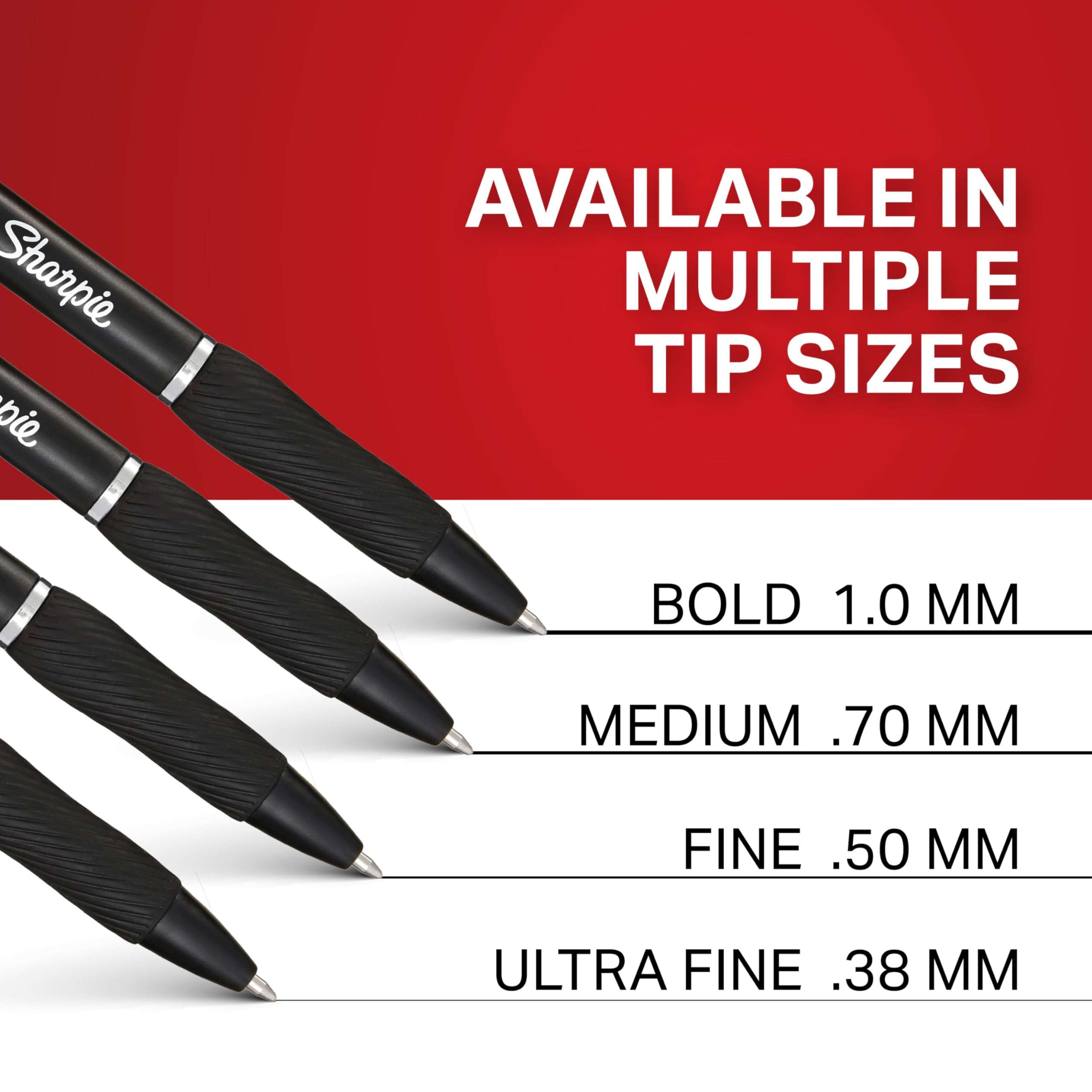 Sharpie S-Gel Gel Pens Medium Point (0.7mm) Red Ink Gel Pen 12 Count - Image 7