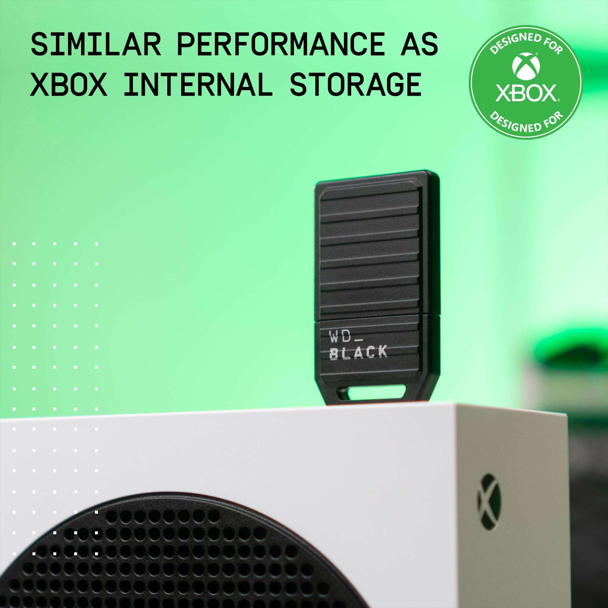 WD_Black 1TB C50 Storage Expansion Card, Officially Licensed for Xbox – Quick Resume, Plug & Play, NVMe SSD Expansion for Xbox Series X|S Gaming Consoles - WDBMPH0010BNC-WCSN - Image 3