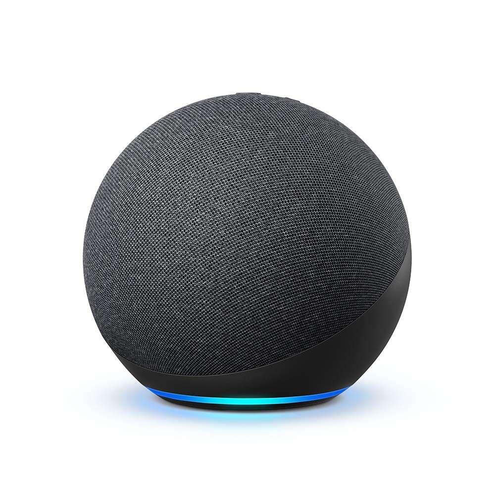 Echo (4th generation) International Version | With premium sound, smart home hub and Alexa | Charcoal - Image 1