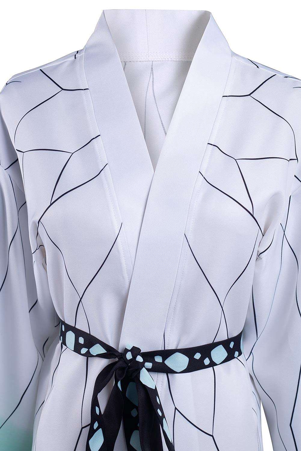 Haydory Women Kochou Shinobu/Agatsuma Zenitsu/Rengoku Kyoujurou Cloak Cosplay Costume Kimono Cape Robe Halloween Suit Adult - Image 5