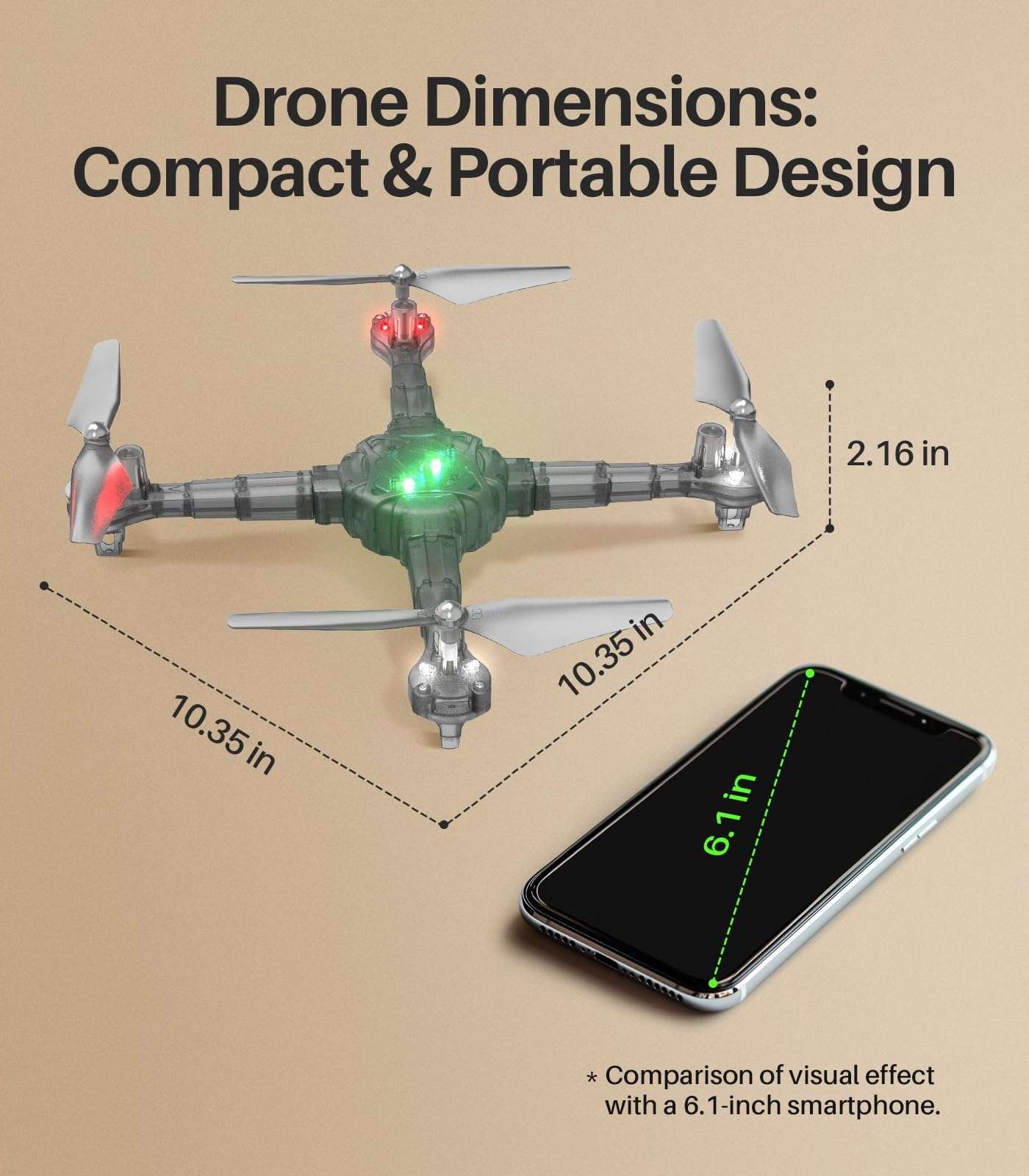 Drones for Kids, SYMA X440 RC Helicopter Drone with Detachable Arms with 7-Color Light Switching, 16 Stunts, 2 Batteries and Altitude Hold, Remote Control Toys for Boys Girls - Image 2