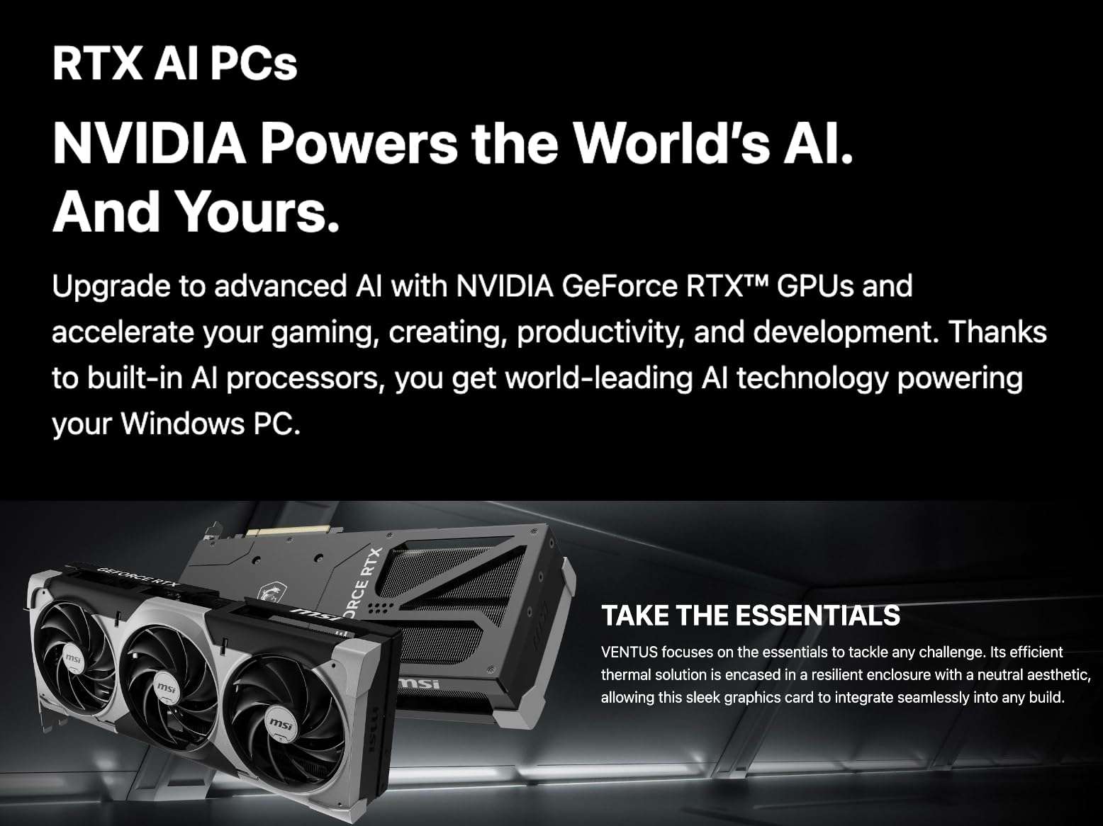 MSI Ventus 3X FeForce RTX 5090 OC Edition 32 GB GDDR7, PCI Express Gen 5, Core Clocks Extreme: 2452 MHz, CUDA CORES 21760 Units, Memory Speed 28 Gbps, Bundle with Dockztorm Hub - Image 7