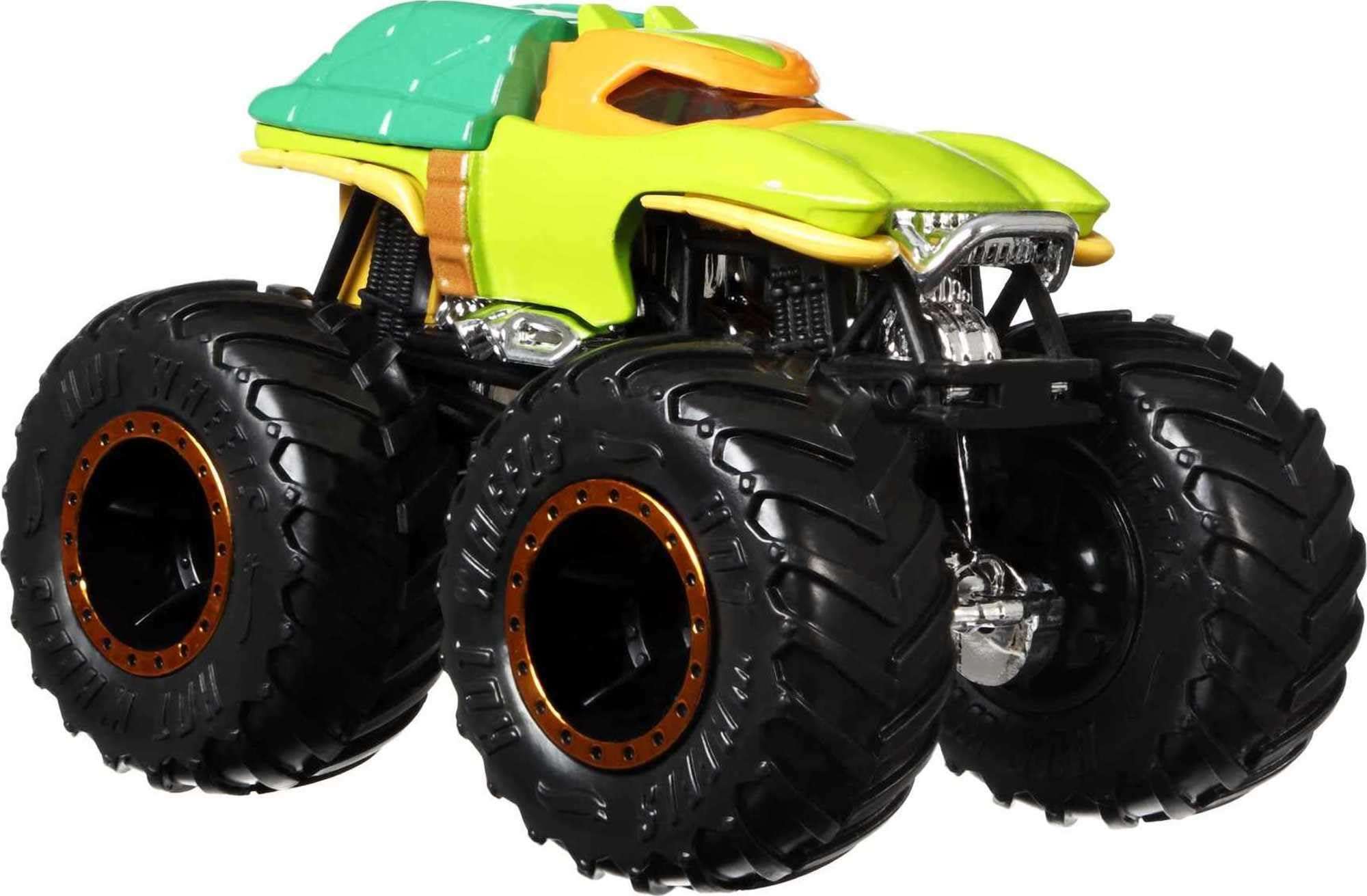 Hot Wheels Monster Trucks 2-Pack, Demolition Doubles Set of 2 Toy Vehicles in 1:64 Scale, for Kids & Collectors (Styles May Vary) - Image 5