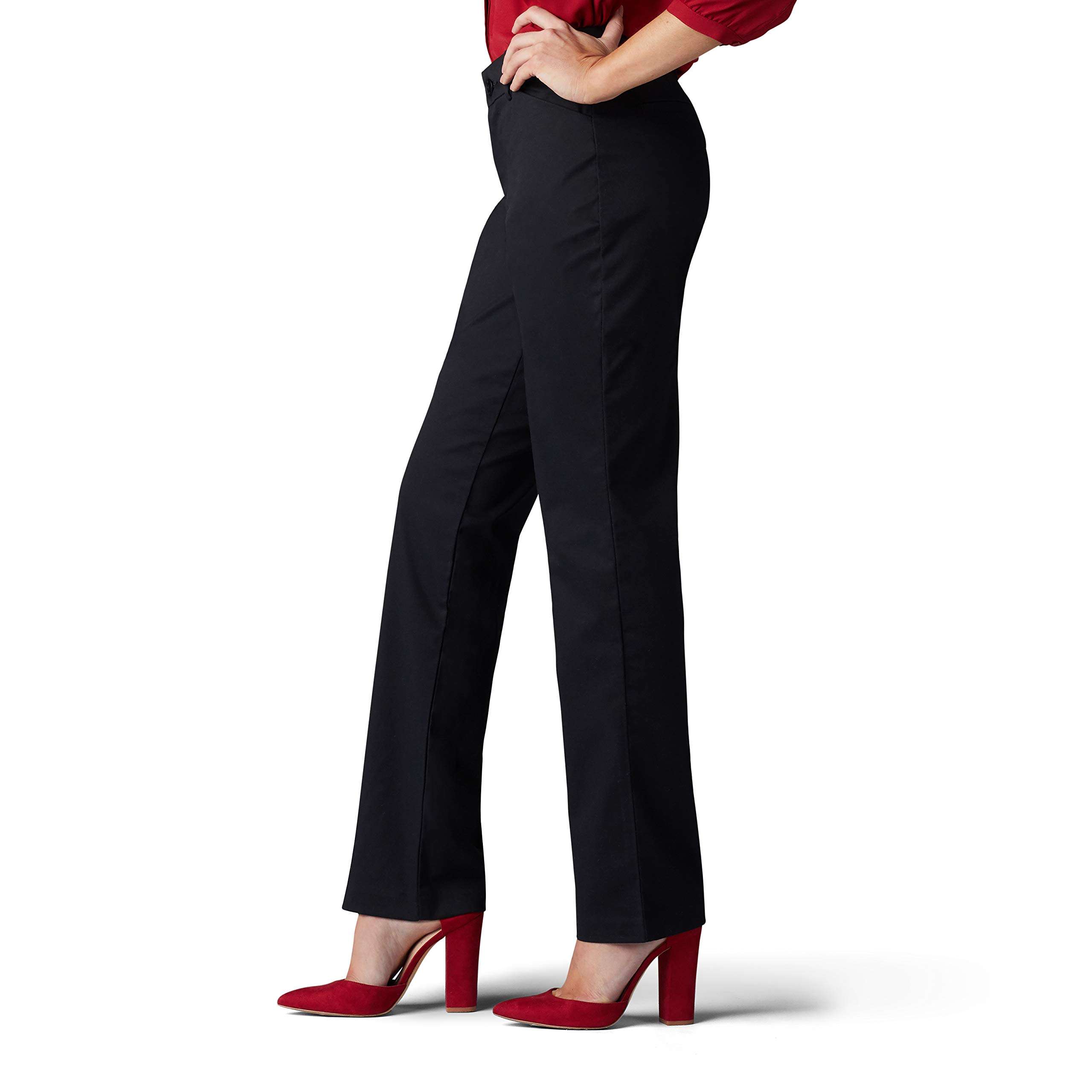 Lee Women's Wrinkle Free Relaxed Fit Straight Leg Pant - Image 2