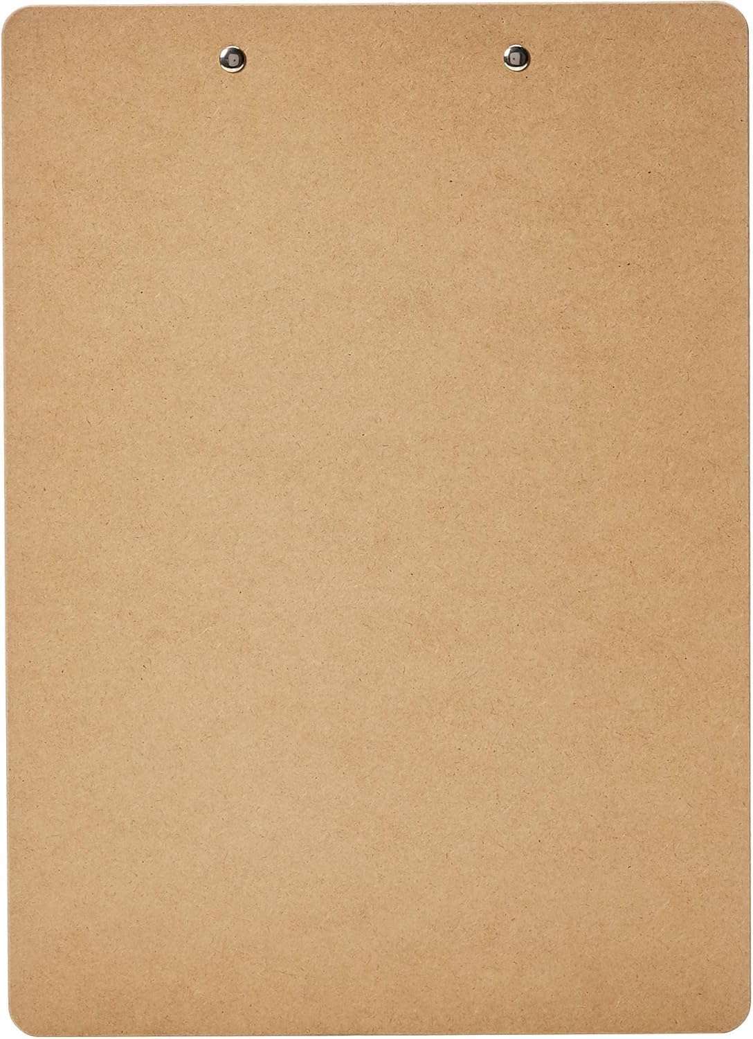 Amazon Basics Hardboard Office Clipboard, 6-Pack, Brown - Image 5