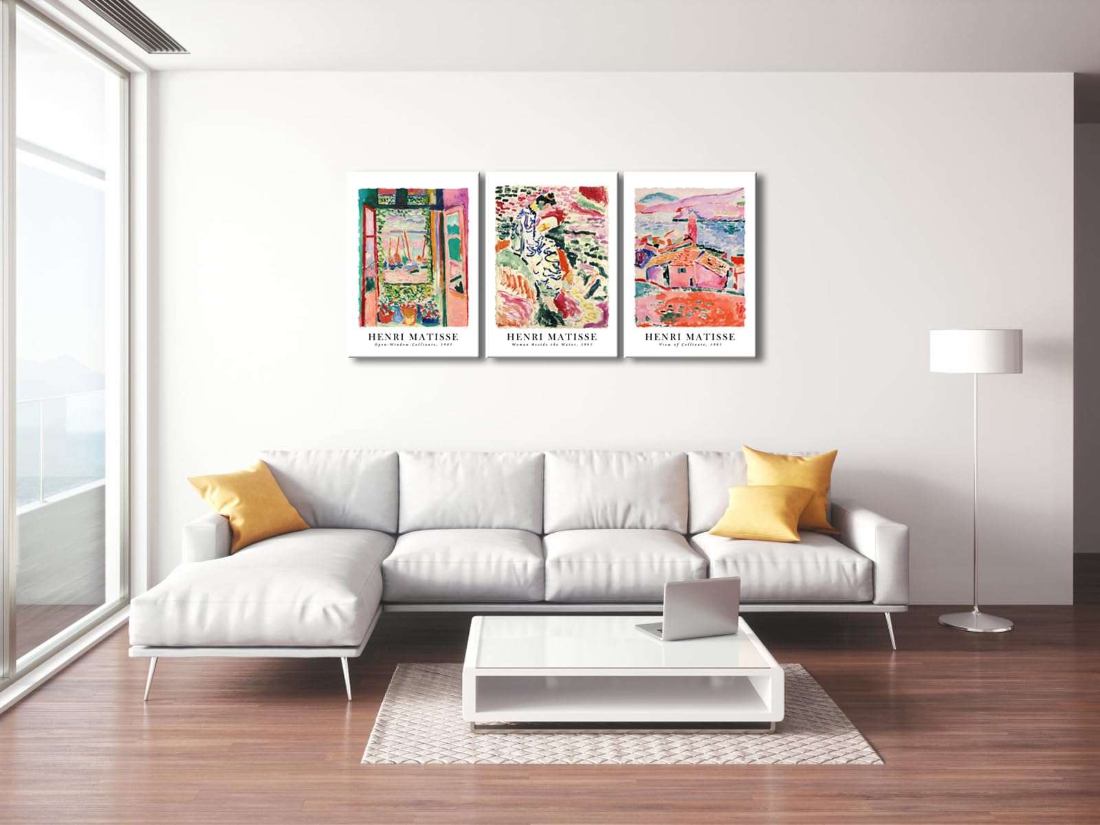 Wieco Art 3 Piece Henri Mattise Canvas Wall Art Abstract Colorful Matisse Posters Canvas Prints for Wall and Home Office Decorations - Image 2