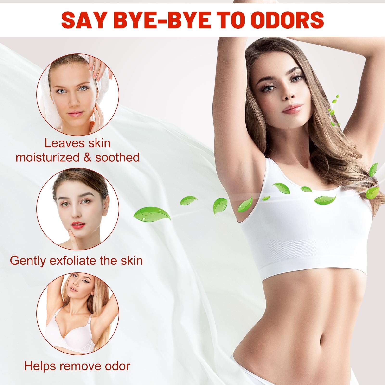 EKIVAO 3Pack Natural Persimmon Soap Bar for Body Odor Control, Organic Deodorant Body Persimmon Bar Soap for Old People Smell, Remove Odor Bath Soap for Women & Men - Image 7