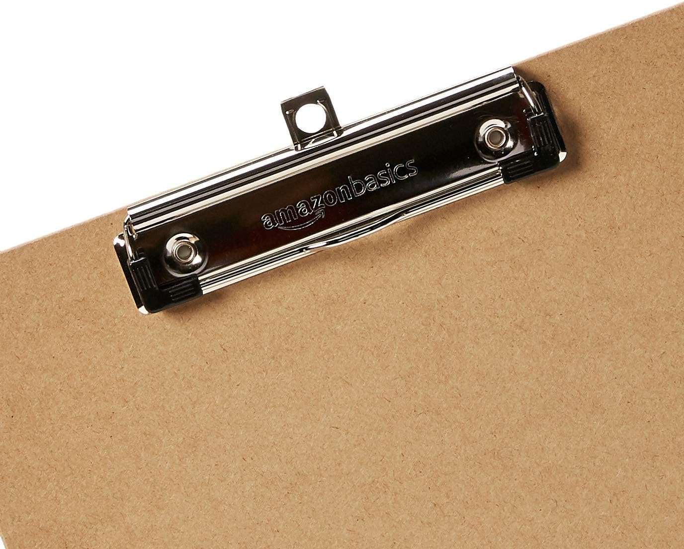 Amazon Basics Hardboard Office Clipboard, 6-Pack, Brown - Image 7
