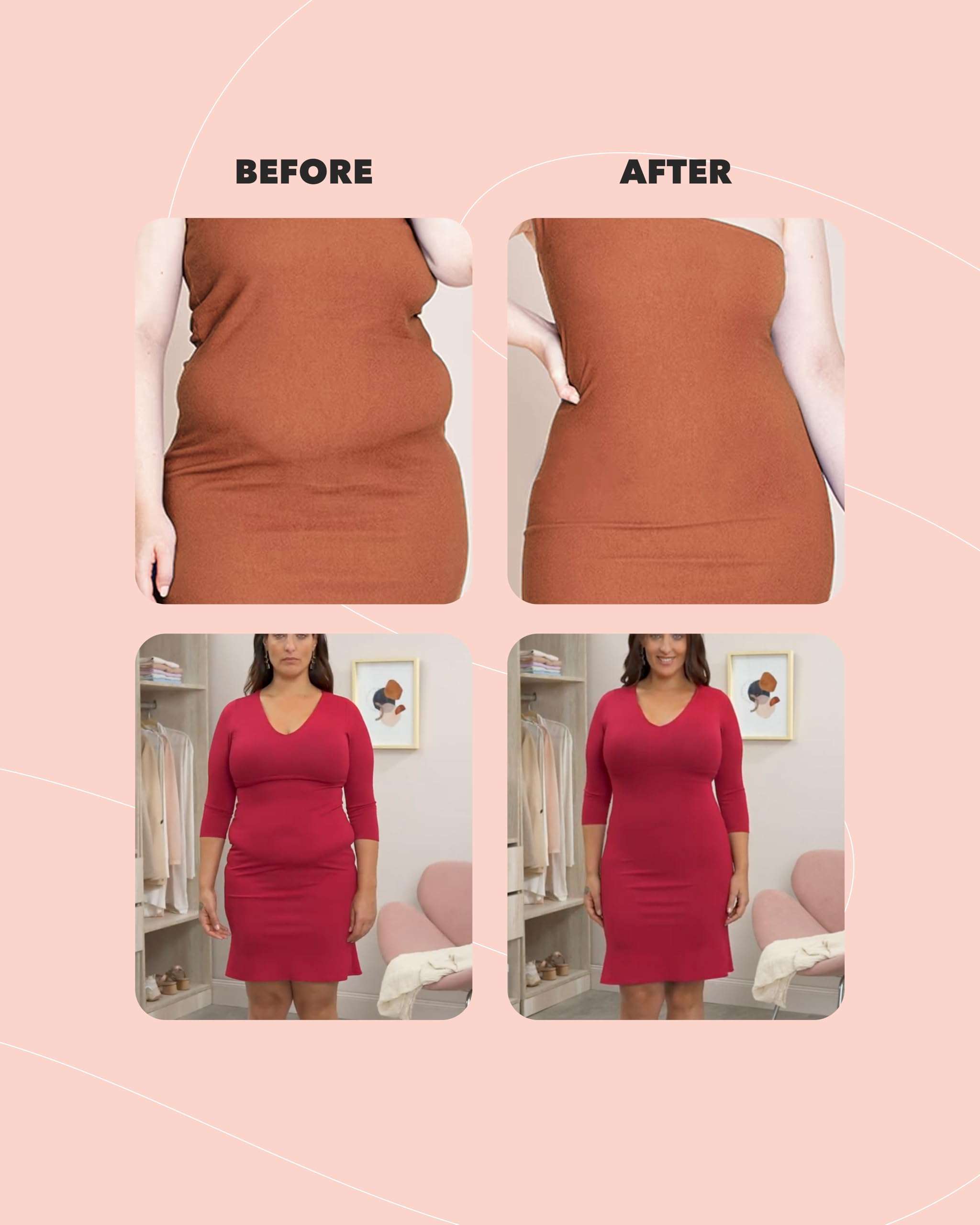 SHAPERMINT Shapewear for Women - High-Waisted Shapewear Tummy Control Shorts, Faja Body Shaper, Underwear for Women - Image 5