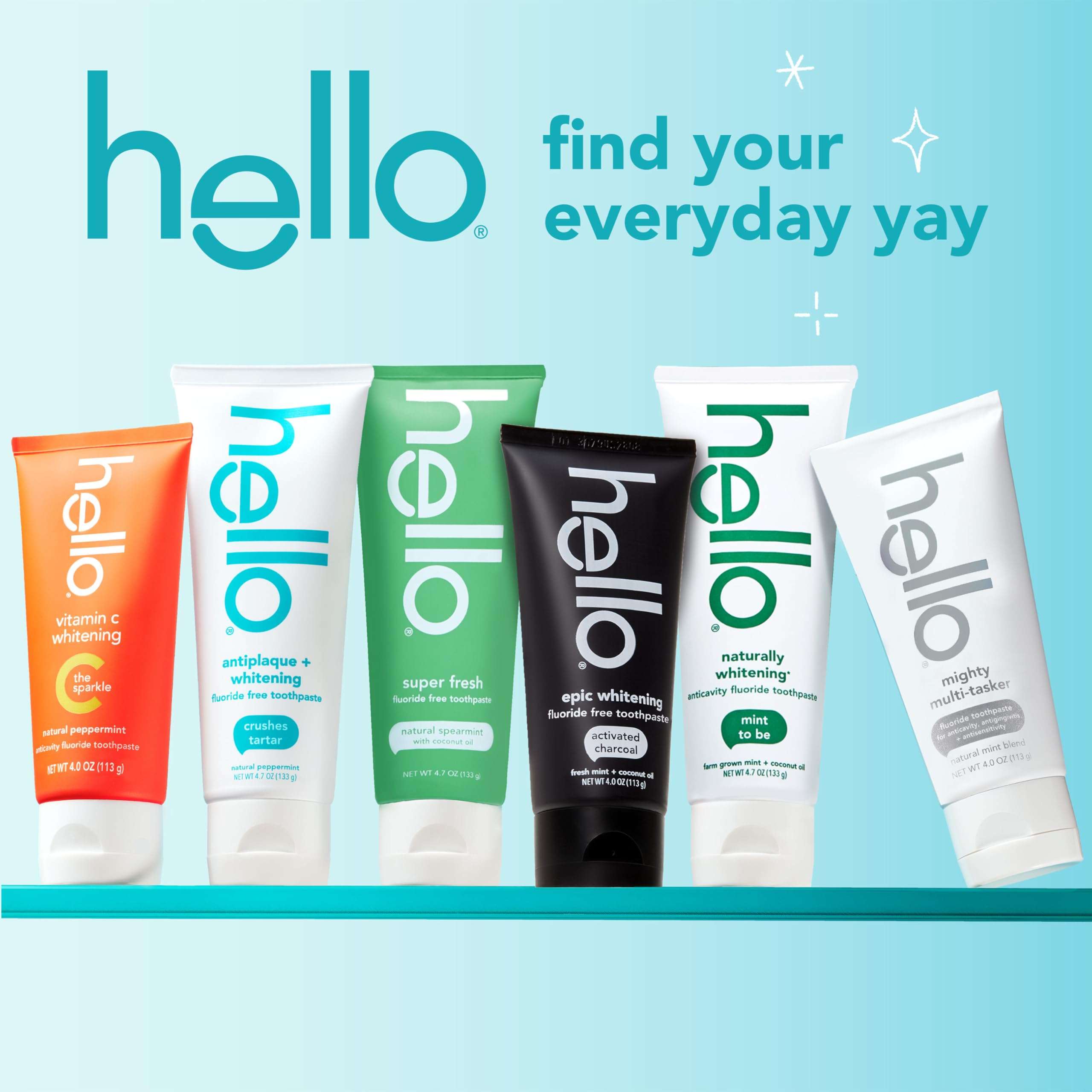 hello Vitamin C Whitening Toothpaste with Fluoride, Whitening SLS Free Toothpaste, Up to 2 Shades Whiter Teeth, No Peroxide, Safe for Everyday Use, Natural Peppermint, 4.0 Oz - Image 8