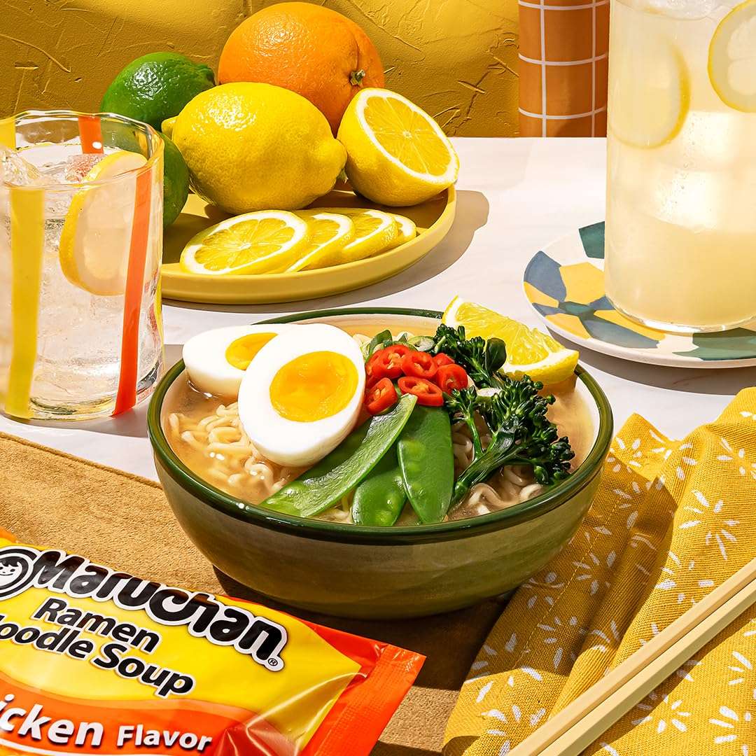 Maruchan Ramen Chicken, Instant Ramen Noodles, Ready to Eat Meals, 3 Oz, 24 Count - Image 5