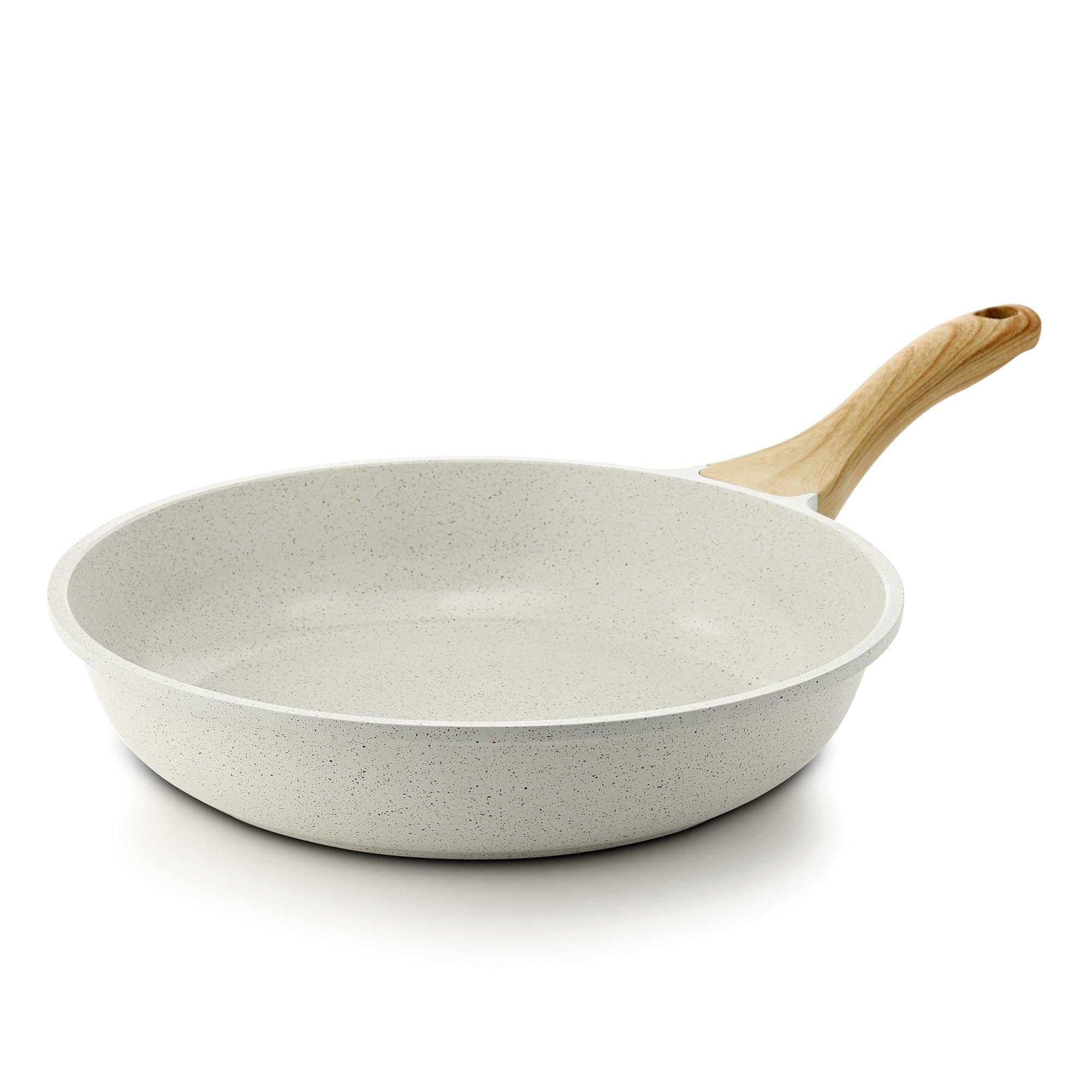 SENSARTE Nonstick Ceramic Frying Pan Skillet, 9.5 Inch Omelet Pan, Healthy Non Toxic Chef Pan, Induction Compatible Egg Pan with Heat Resistant Handle, PFAS-Free - Image 1