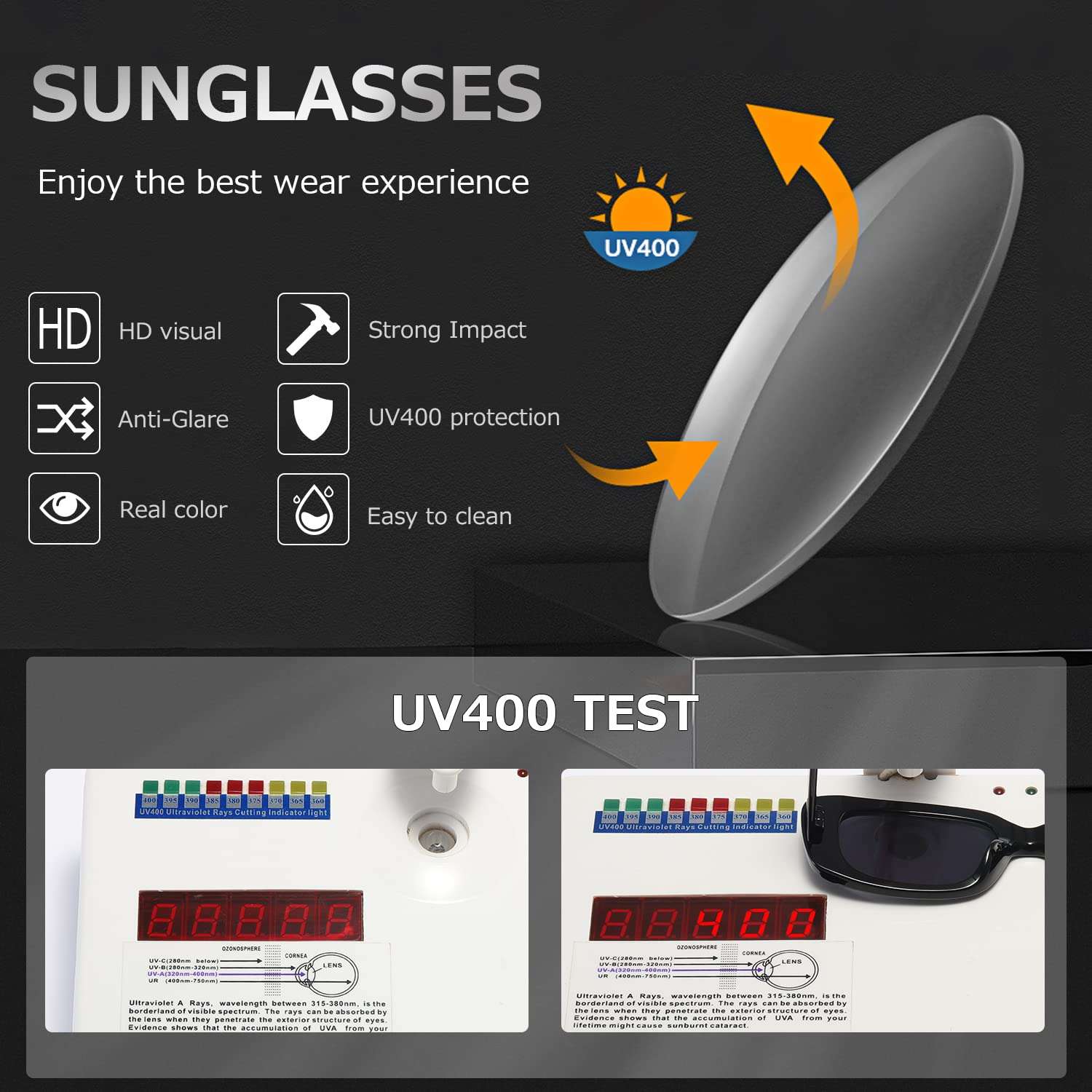 kimorn Rectangle Sunglasses for Women Men Trendy Retro Fashion Sun Glasses 90’s Vintage UV 400 Protection Square Frame K1200 - Image 7