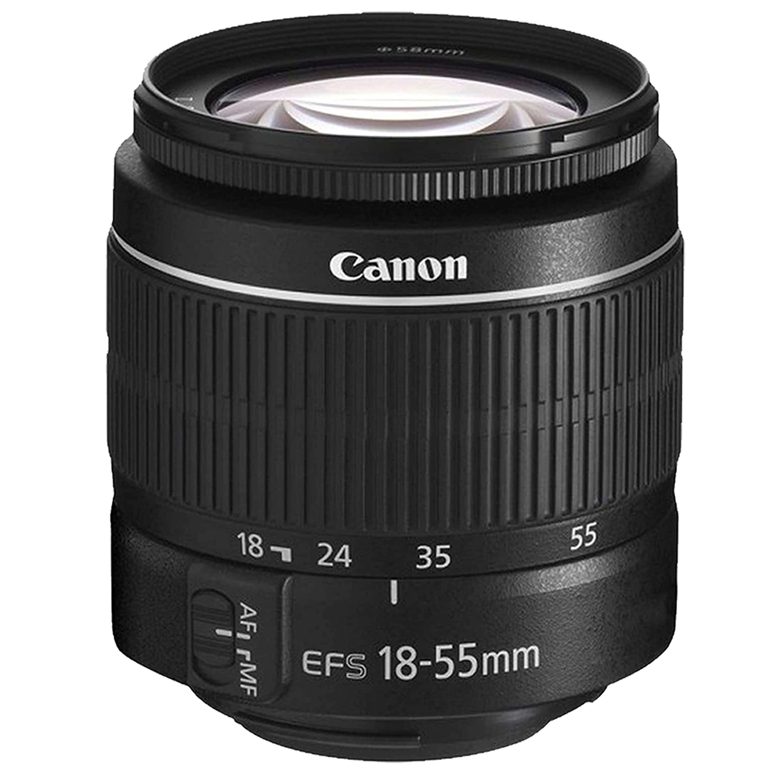 Canon EOS 4000D / Rebel T100 DSLR Camera w/EF-S 18-55mm F/3.5-5.6 Zoom Lens + 64GB Memory, Filters,Case, Tripod, Flash, and More (34pc Bundle) (Renewed) - Image 3