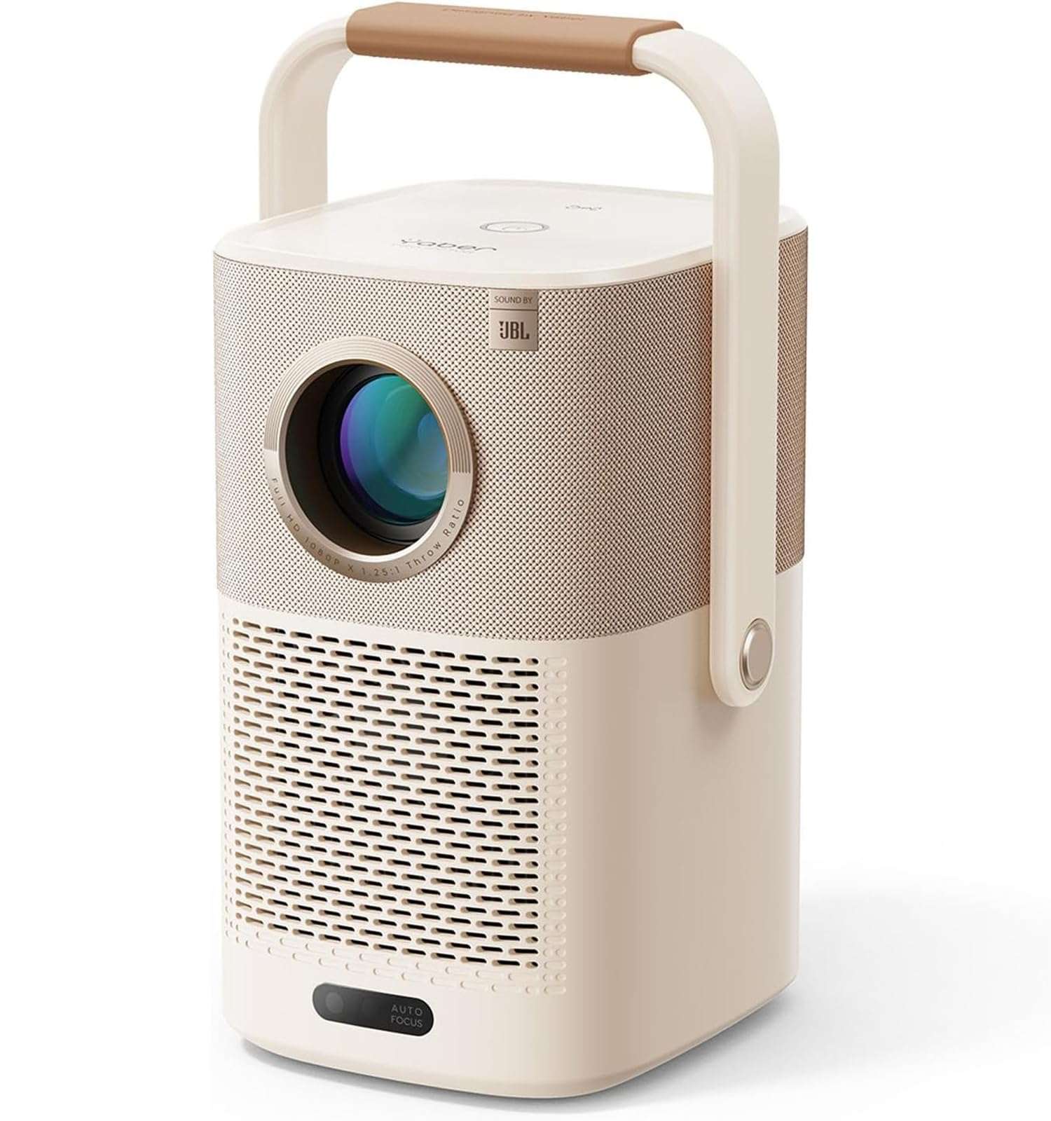 [Sound by JBL & Built-in Battery] Yaber T2 Outdoor Projector with WiFi 6 and Bluetooth, Native 1080P Smart Movie Portable Projector for Inside and Outside, Compatible with TV Dongle (Not included) - Image 1