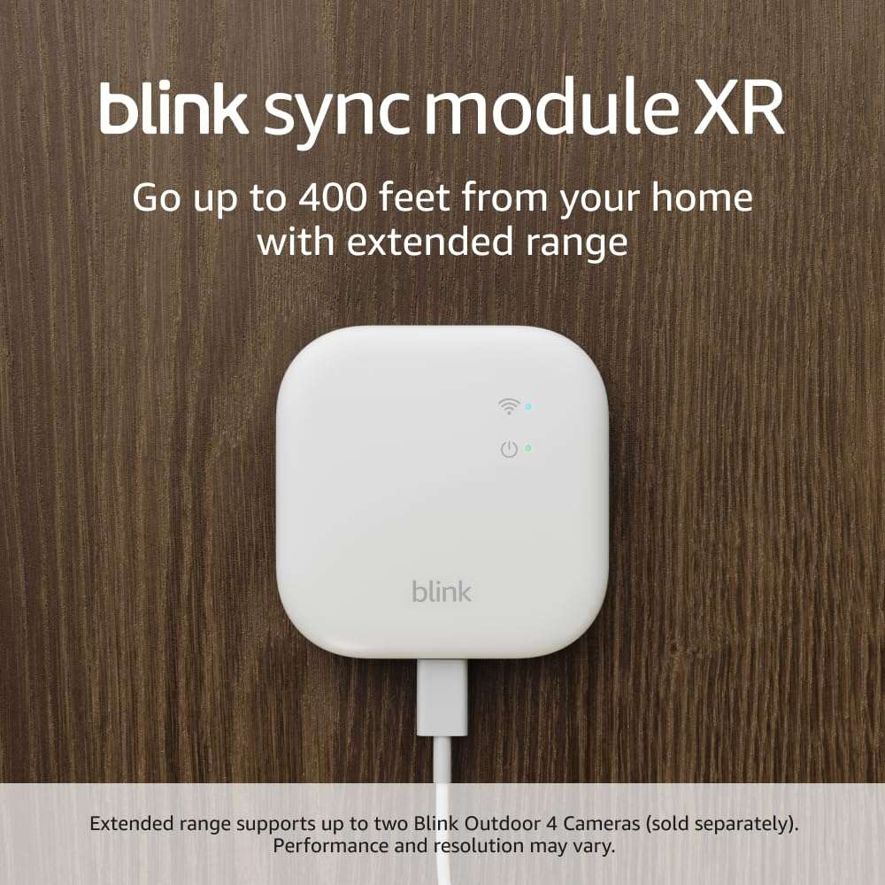 Blink Sync Module XR (newest model) — System hub for all Blink devices, go up to 400 feet from your home with extended range for Outdoor 4 - Image 4