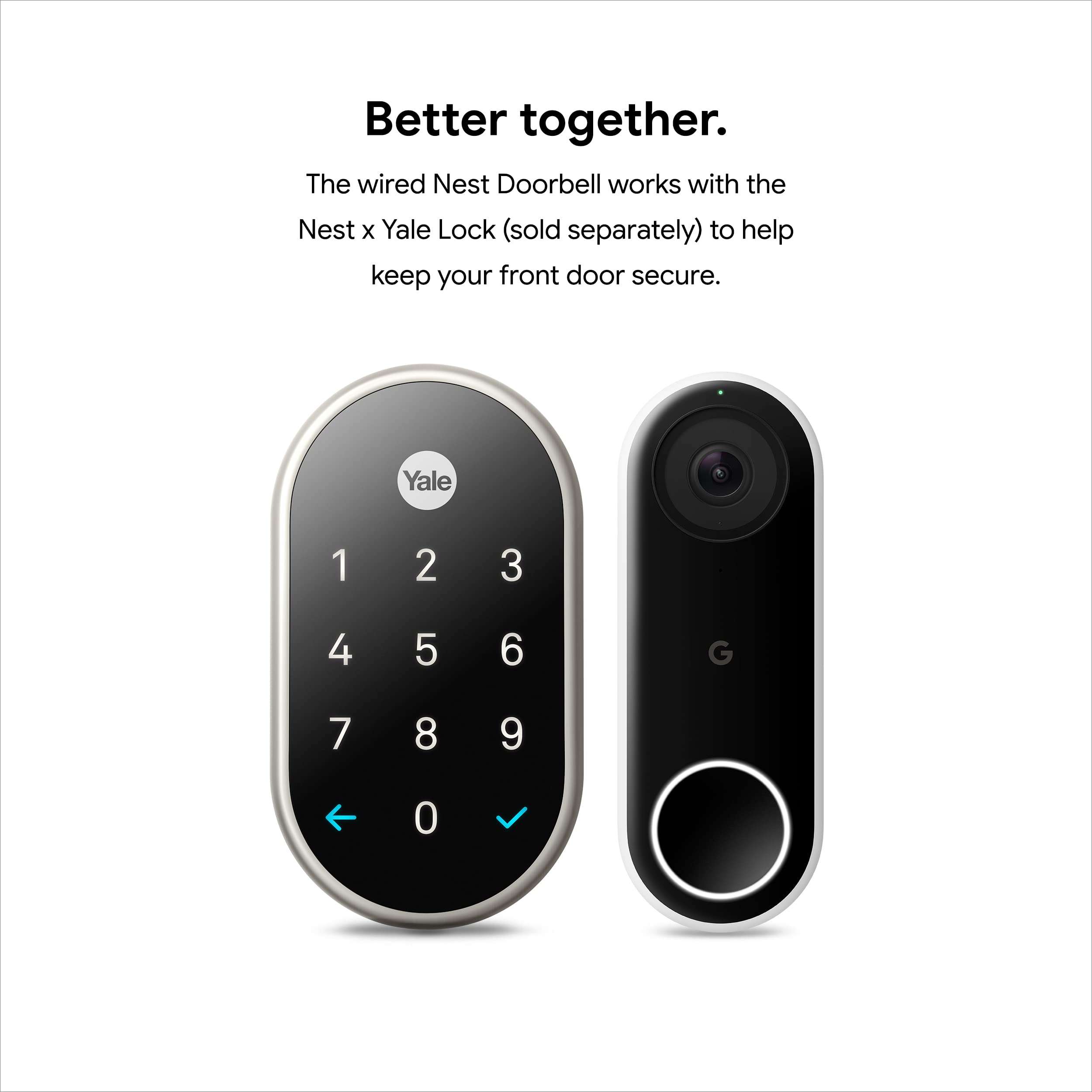 Google Nest Doorbell (Wired) - Formerly Nest Hello - Video Doorbell with 24/7 Streaming - Smart Doorbell Camera for Home with HDR Video, HD Talk and Listen, Night Vision, and Person Alerts - Image 12