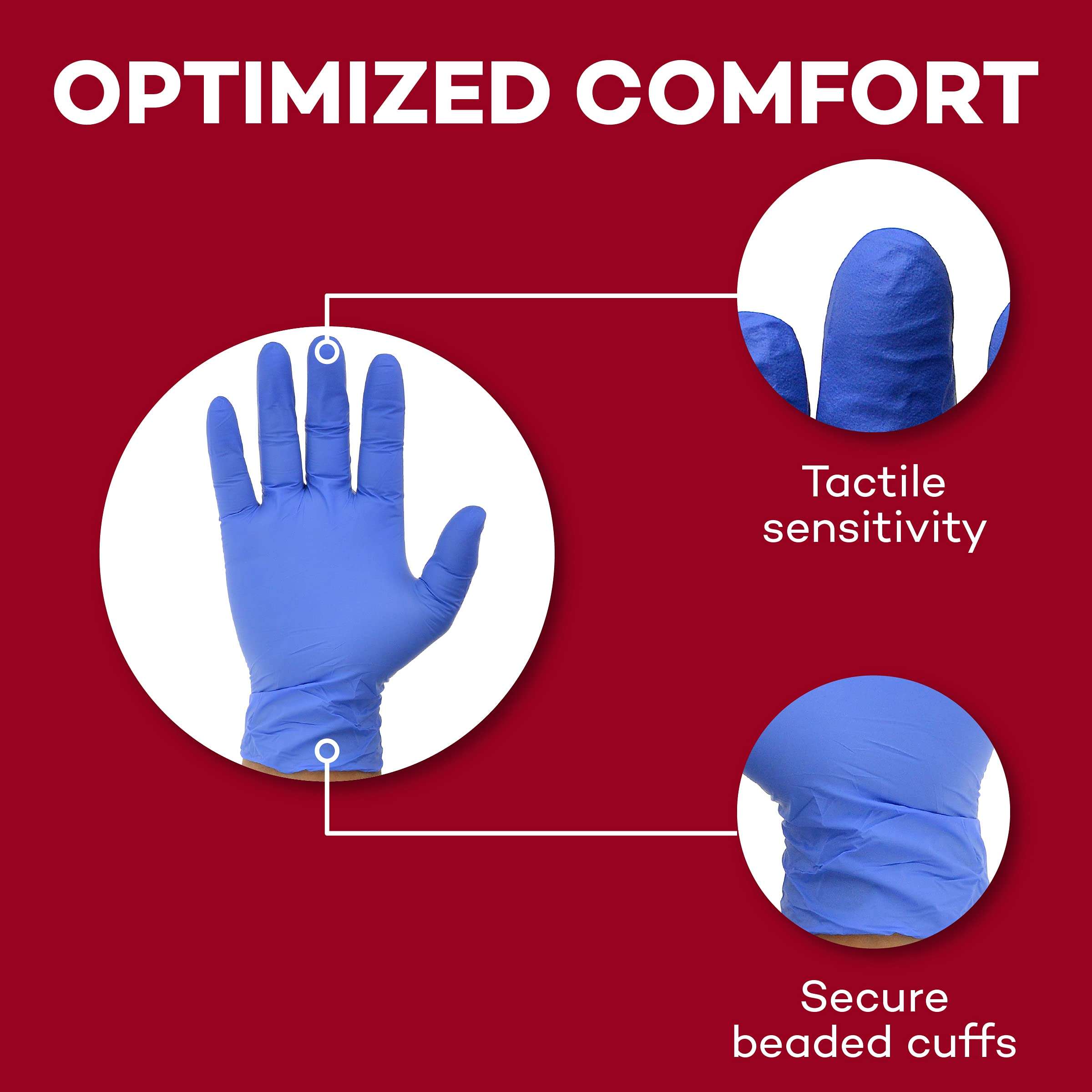 Dealmed Nitrile Medical Grade Exam Gloves, Disposable, Latex-Free, Medium (200 ct.) - Image 5