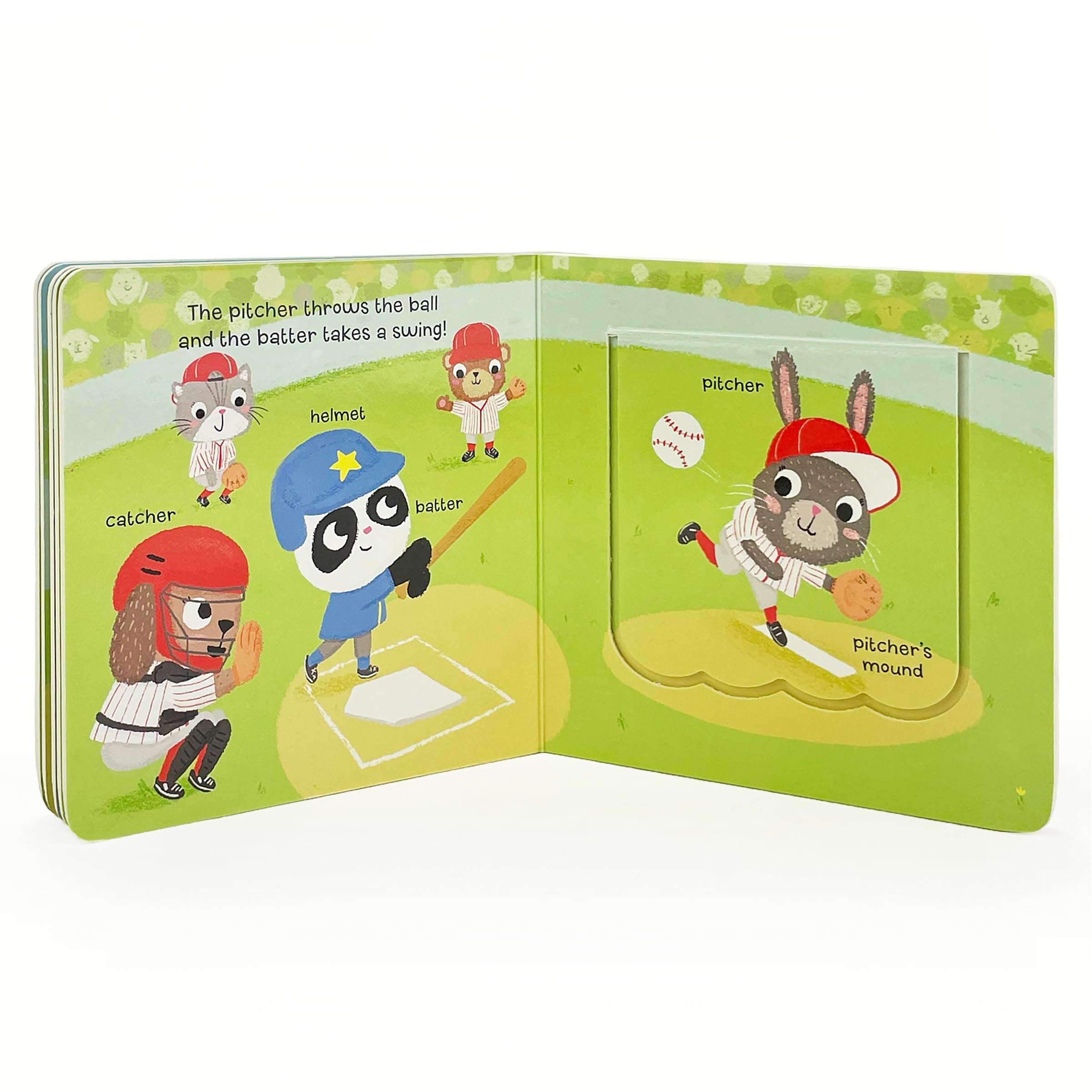 Let's Play Baseball! A Lift-a-Flap Board Book for Babies and Toddlers - Image 6