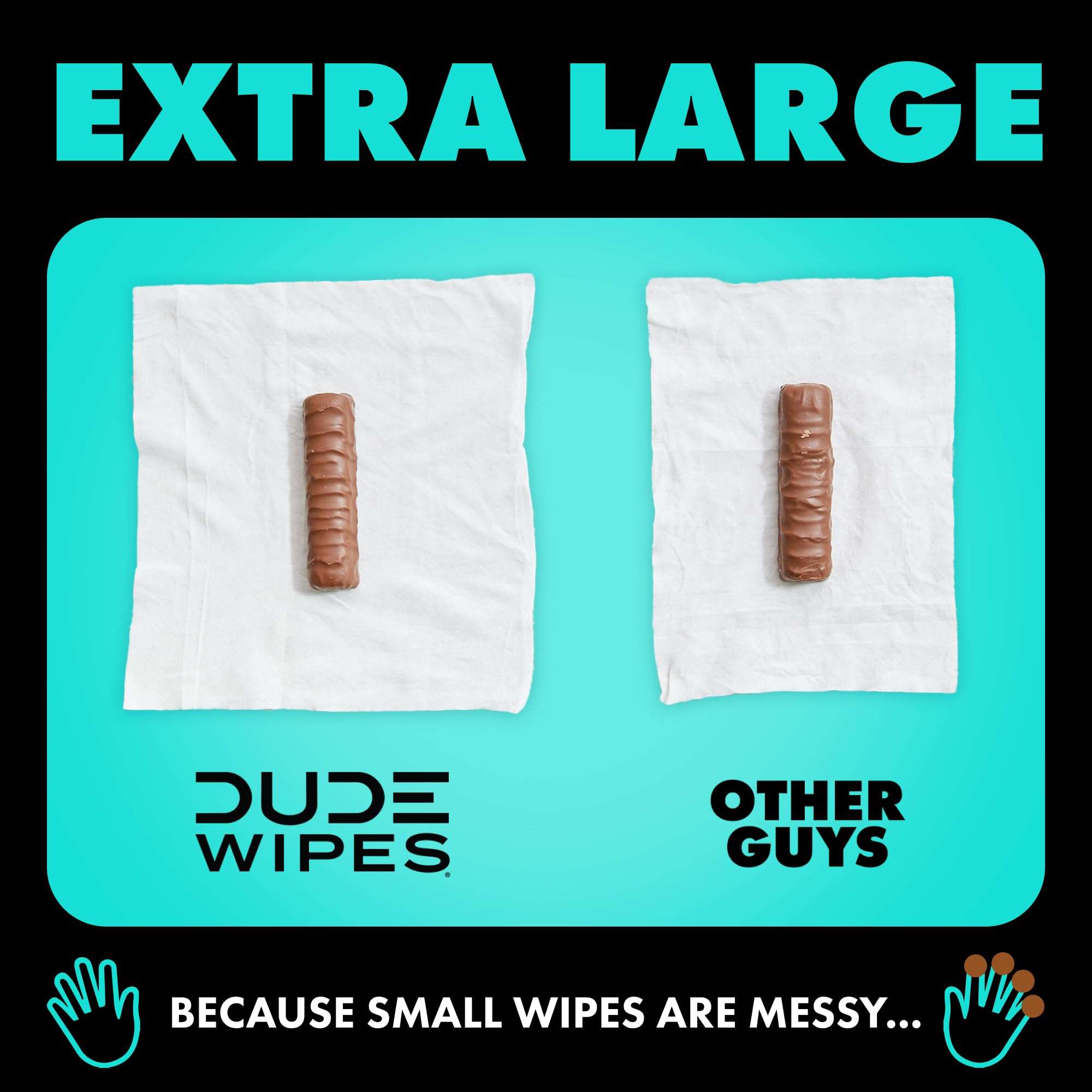 DUDE Wipes - Flushable Wipes - 6 Pack, 288 Count - Mint Chill - Vitamin-E, Aloe, Eucalyptus & Tea Tree Oils - Septic and Sewer Safe - Image 6