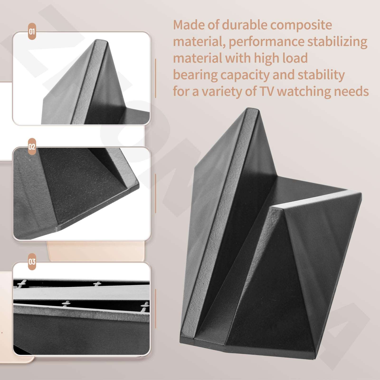 Vertical Stand Organizer Compatible with Nv-idia Shield Android TV (2017/2019 Pro Models) / Durable Composite TV Mount - Image 7