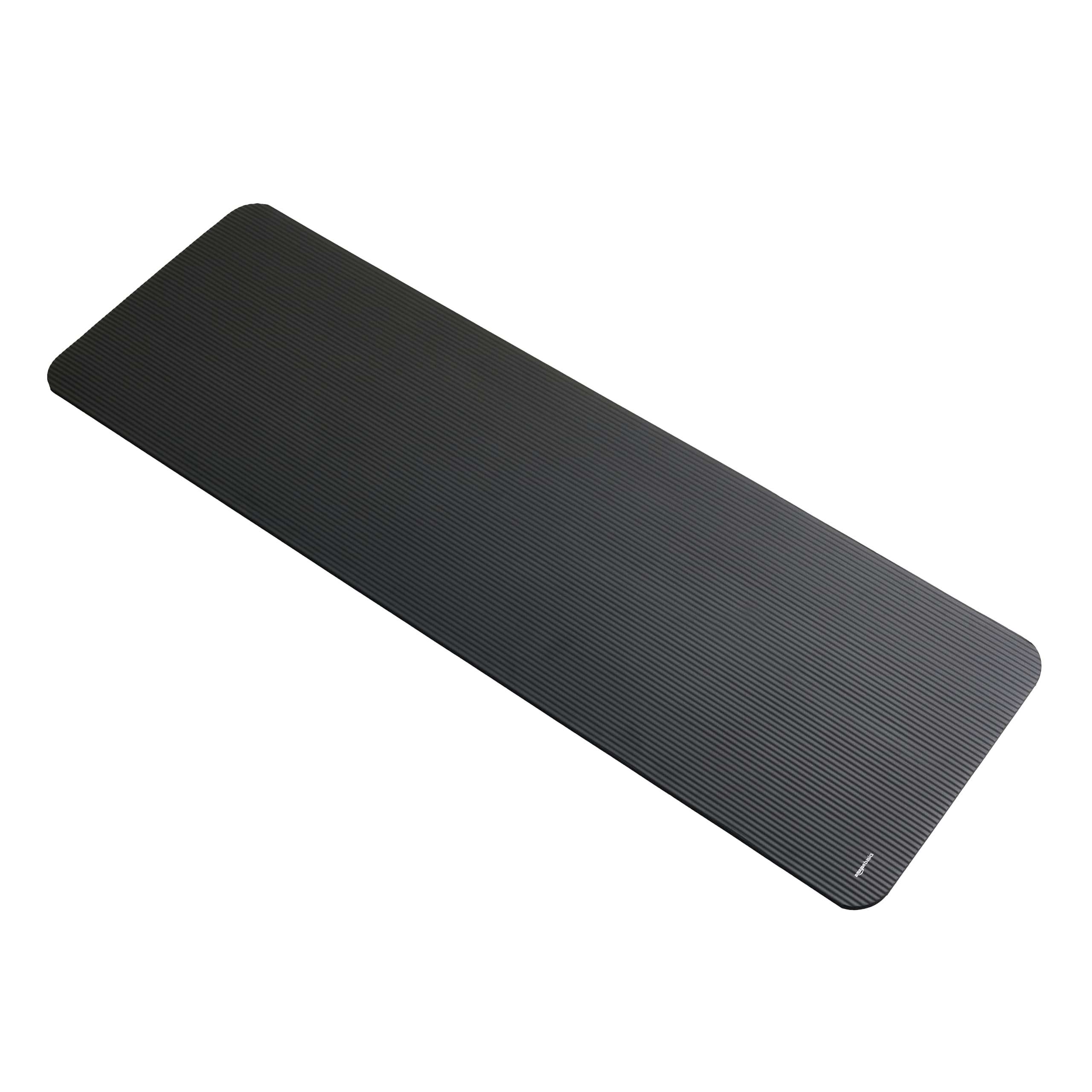 Amazon Basics 1/2 Inch Extra Thick Exercise Yoga Mat with Carrying Strap, Cushioned Support, for Fitness and Gym Workouts - Image 7