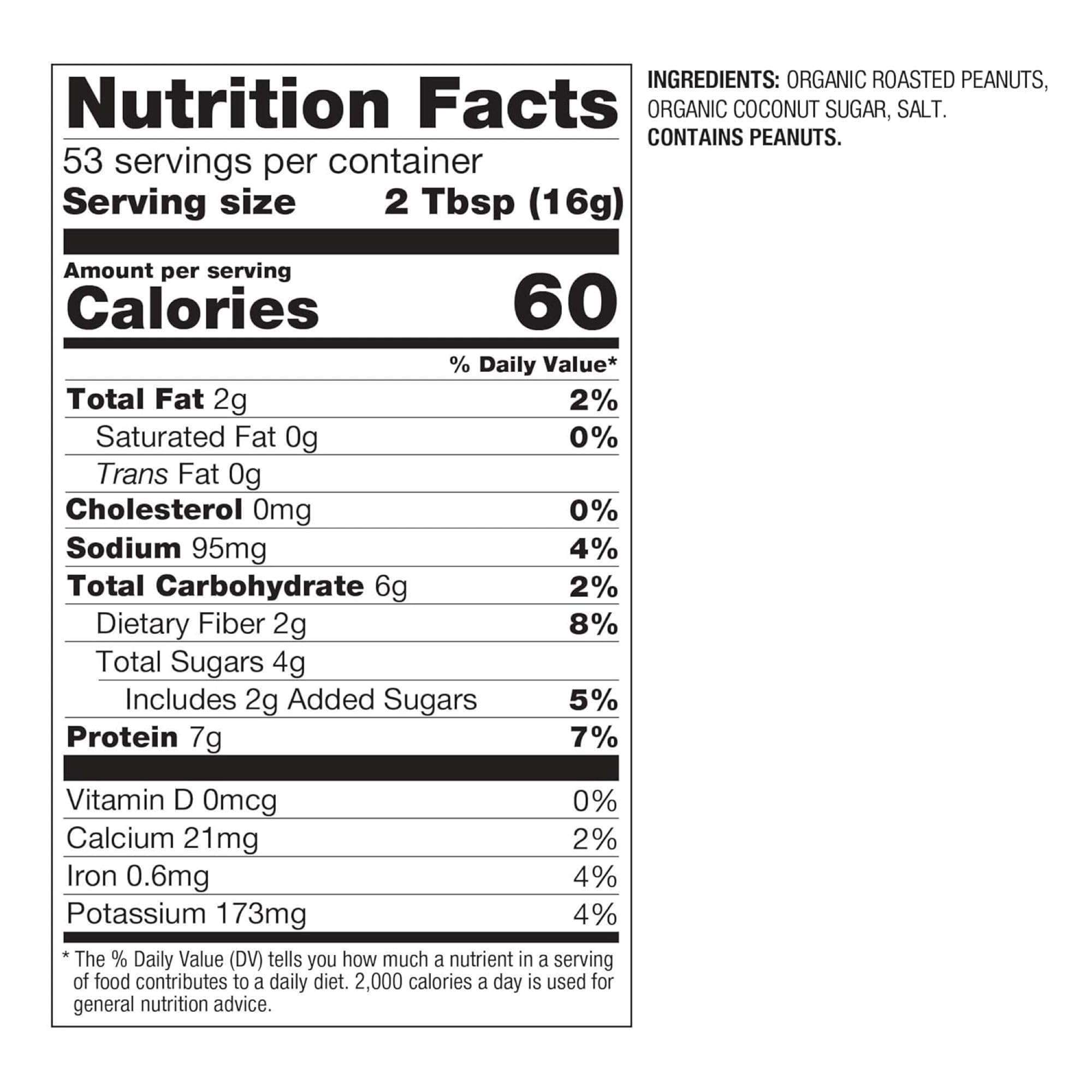 PBfit 30 Ounce Organic Peanut Butter Powder, Powdered Peanut Spread from Real Roasted Pressed Peanuts, 7g of Protein 7% DV, Gluten-Free, 60 calories, 87% less fat (Pack of 1) - Image 2