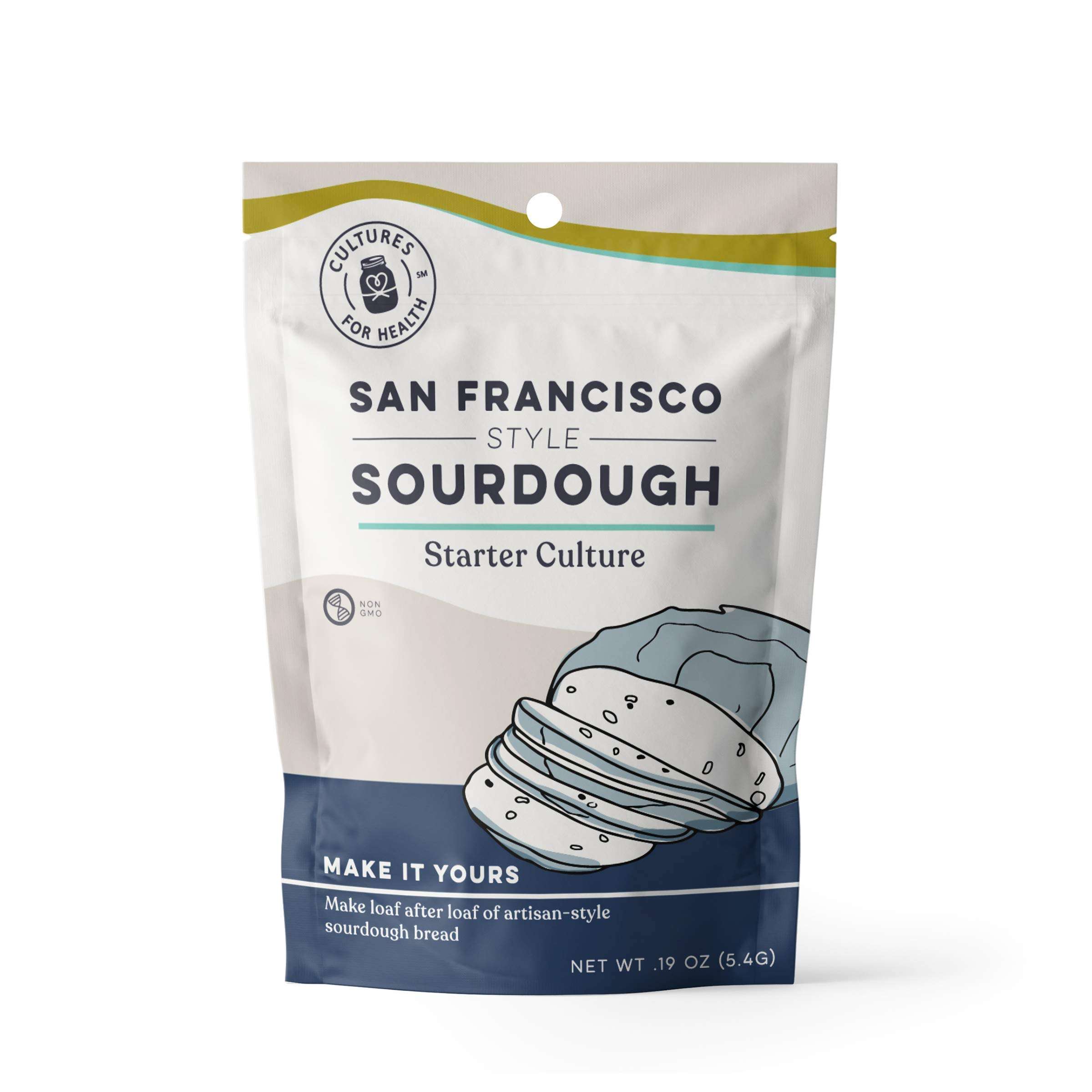 Cultures for Health San Francisco Sourdough Style Starter Culture | Homemade Artisan Bread | Heirloom, non-GMO | Live Culture Bread Mix | Easy to Follow Recipe - Image 1