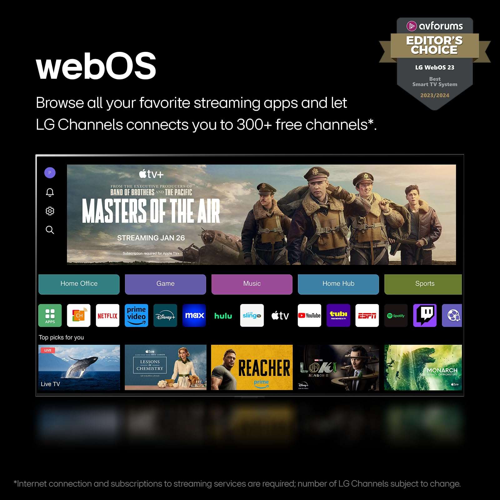 LG 65-Inch Class OLED B4 Series Smart TV 4K Processor Flat Screen with Magic Remote AI-Powered with Alexa Built-in (OLED65B4PUA, 2024) - Image 3