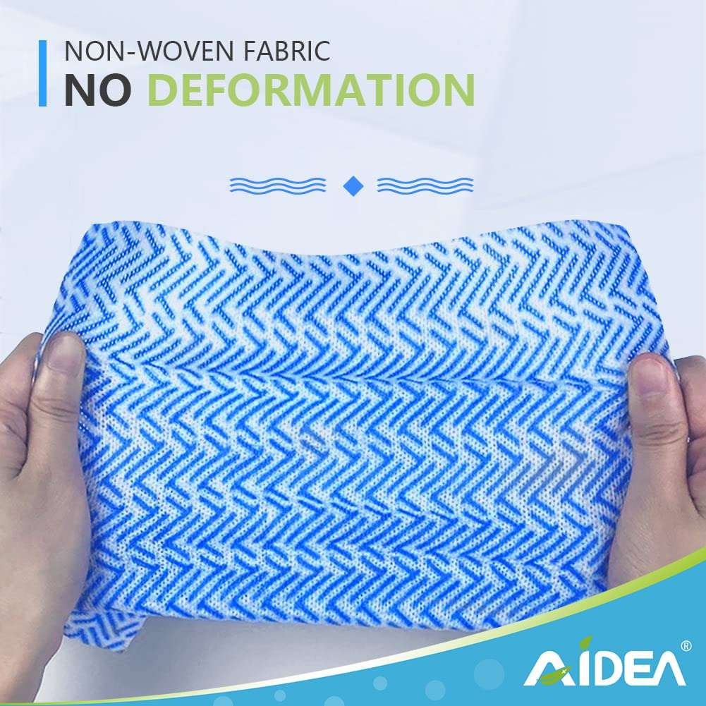 AIDEA Cleaning Wipes, Multi-Purpose Towel and Reusable Cleaning Cloths 80Ct(1 Pack), Domestic Wipes for Kitchen and Office (12''x24'') - Image 7