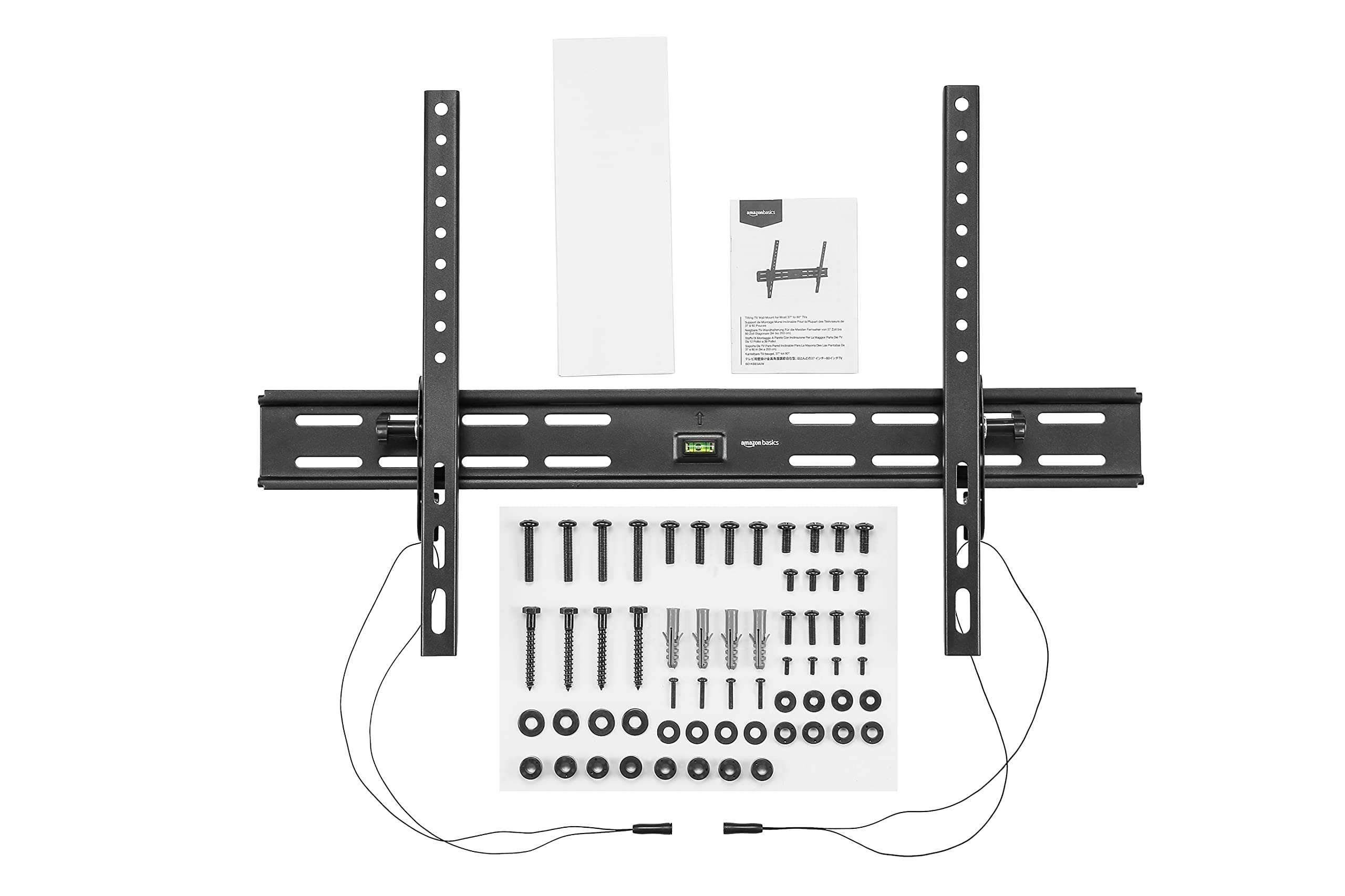 Amazon Basics Heavy-Duty Tilting TV Wall Mount for 37" to 80" TVs up to 120 lbs, Black - Image 3
