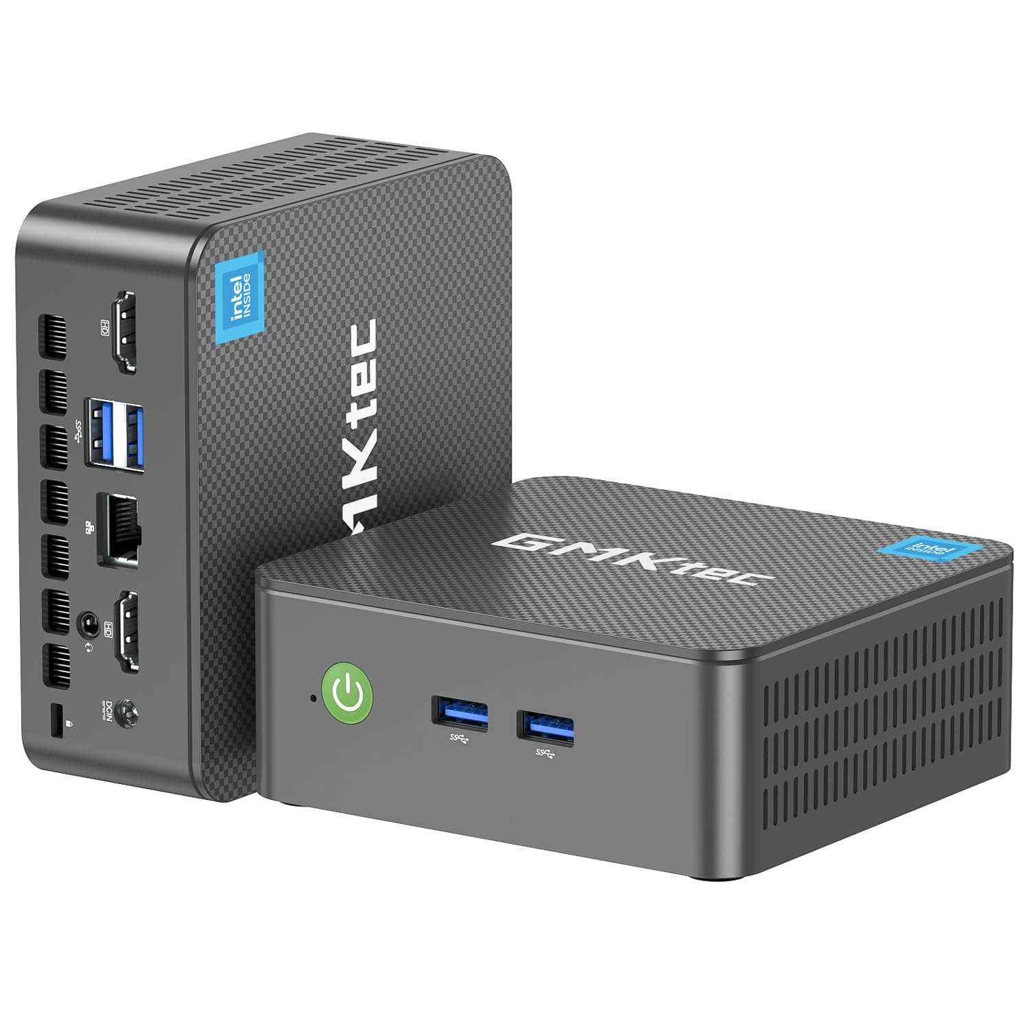 GMKtec Mini PC Intel N150 (Turbo 3.6GHz) 16GB DDR4 1TB PCIe M.2 NVMe SSD, Intel i226-V Desktop Computer 4K Dual HDMI Display/4x USB3.2/WiFi 6/BT5.2/RJ45 Ethernet Nucbox G3 Plus - Image 1