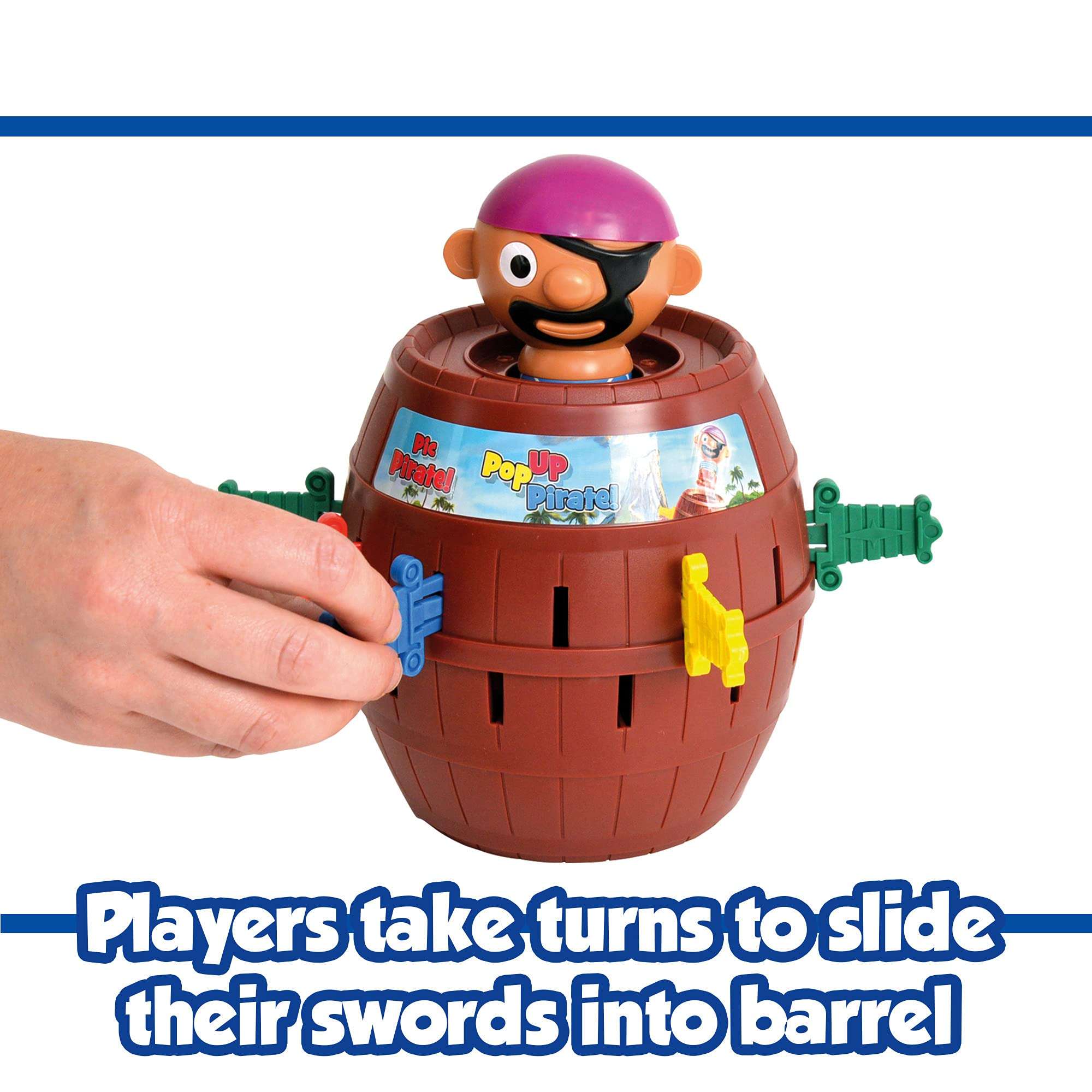 TOMY Pop Up Pirate Board Game - Interactive Kids and Toddler Activities for Family Game Night - Girls and Boys Toys - 2-4 Players - Ages 4 Years and Up - Image 5