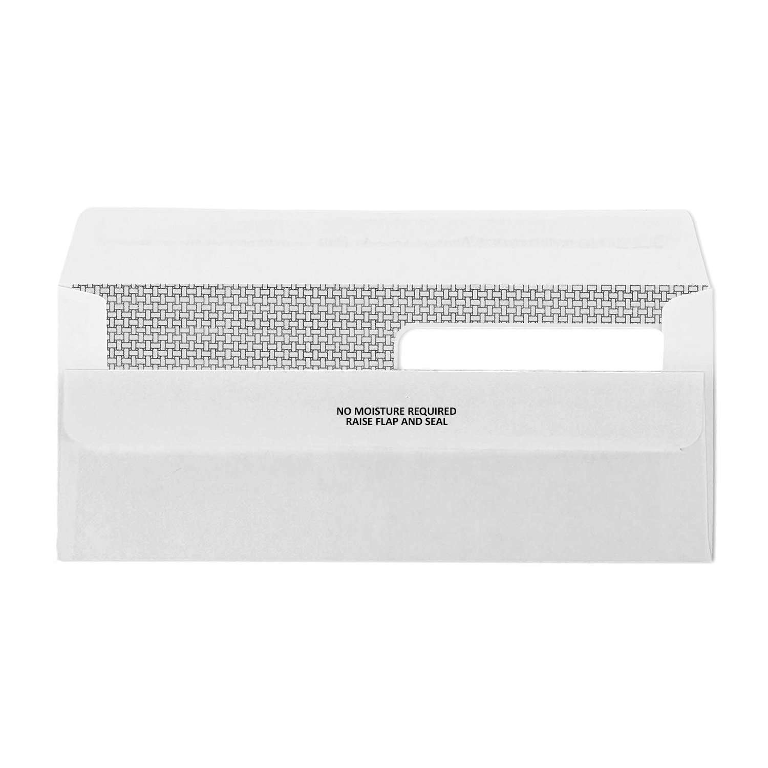 500 No. 8 Flip and Seal Double Window Security Check Envelopes - Designed for Quickbooks Printed Checks - Number 8 Size 3 5/8 Inch x 8 11/16 Inch - Image 3